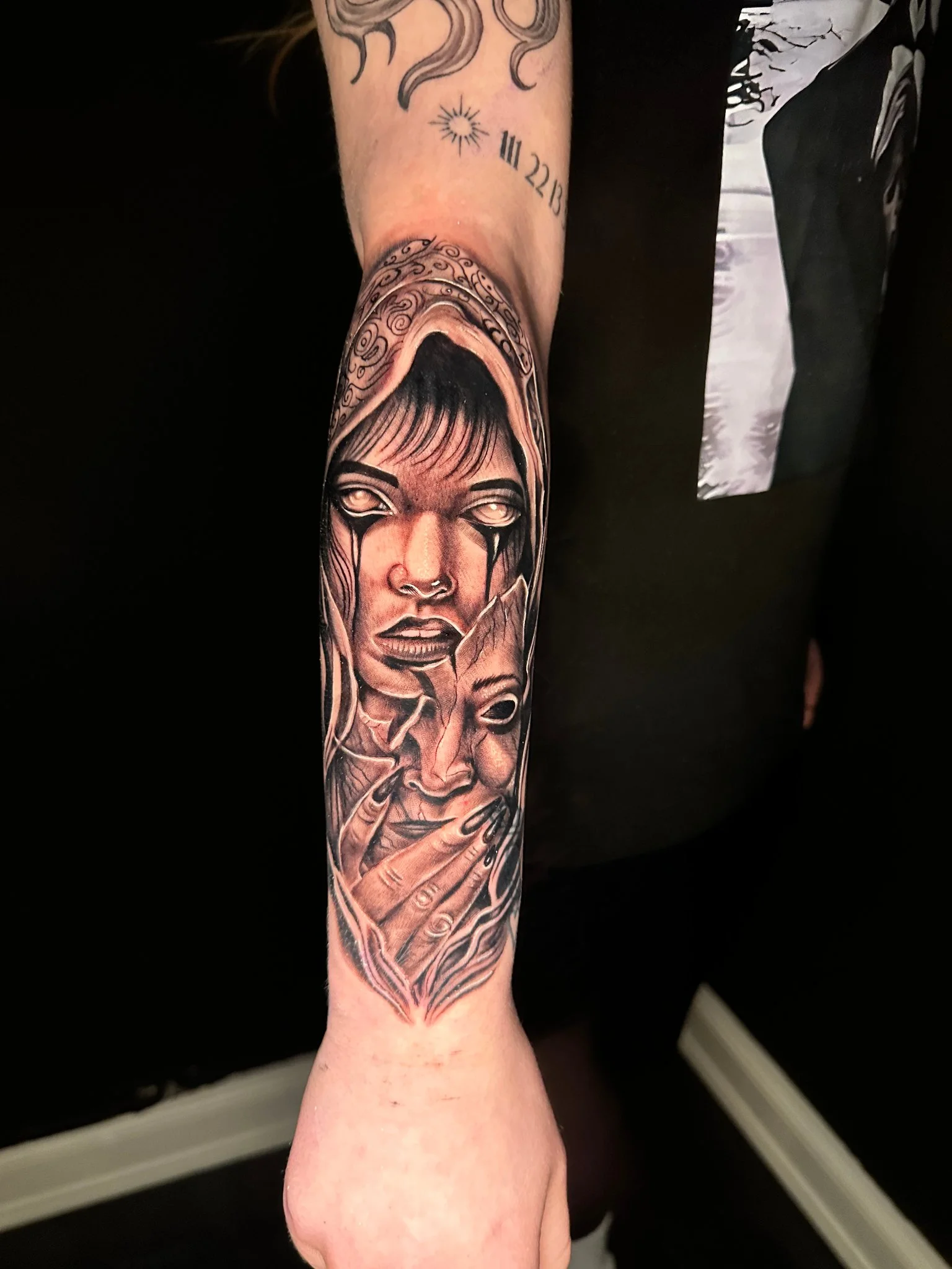 Black & Grey Realism tattoo by Schahab Tattoo