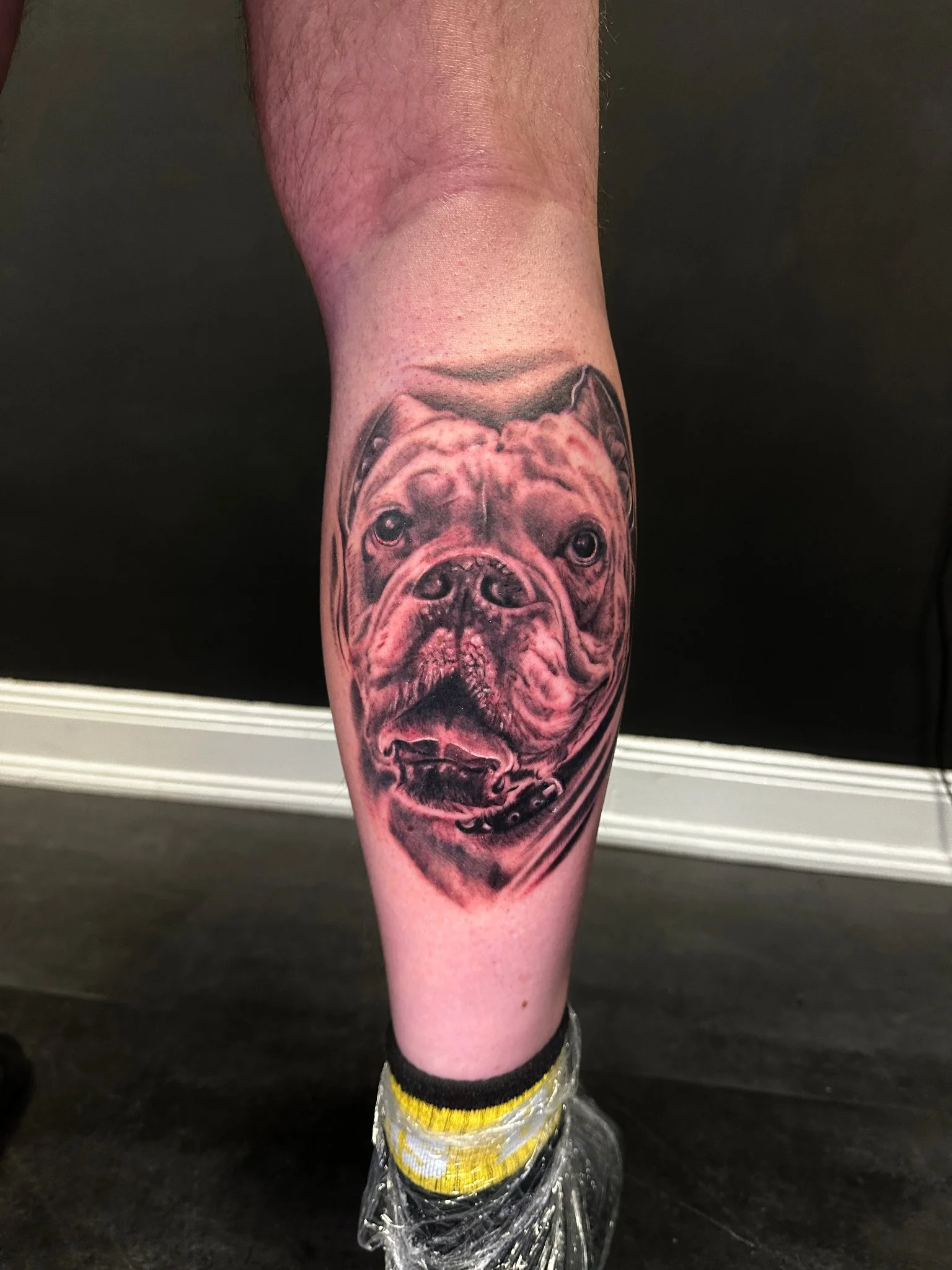 Black & Grey Realism tattoo by Schahab Tattoo