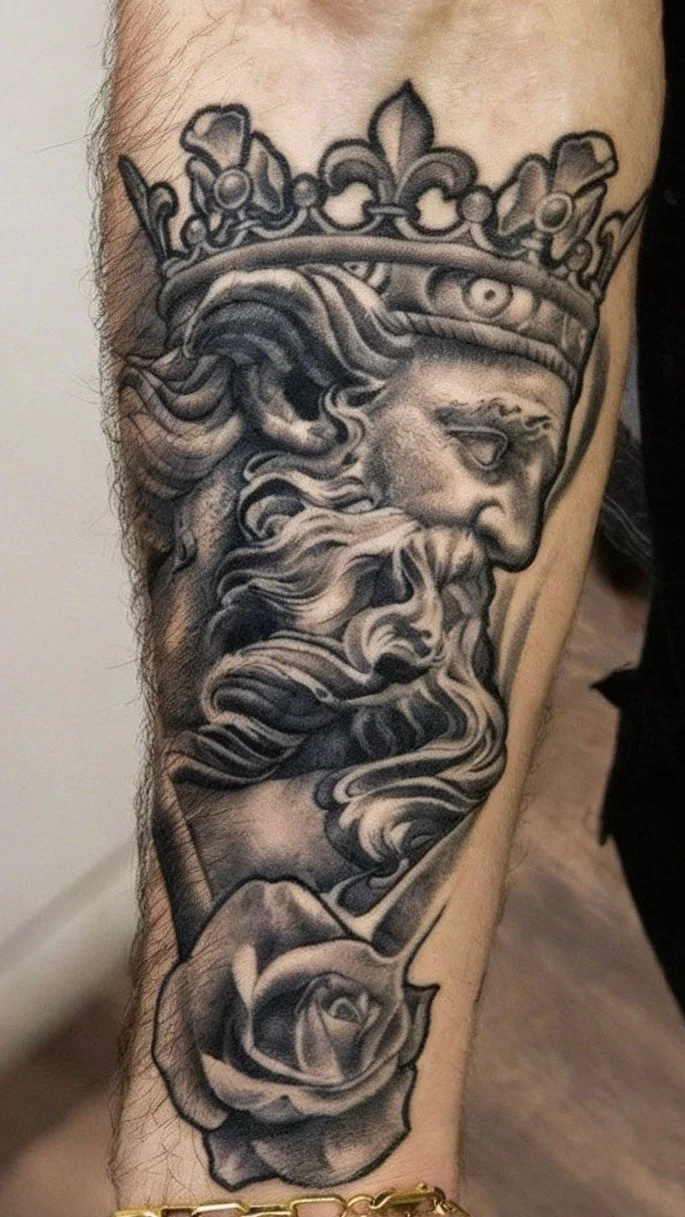 Black & Grey tattoo by Hamid Salehi