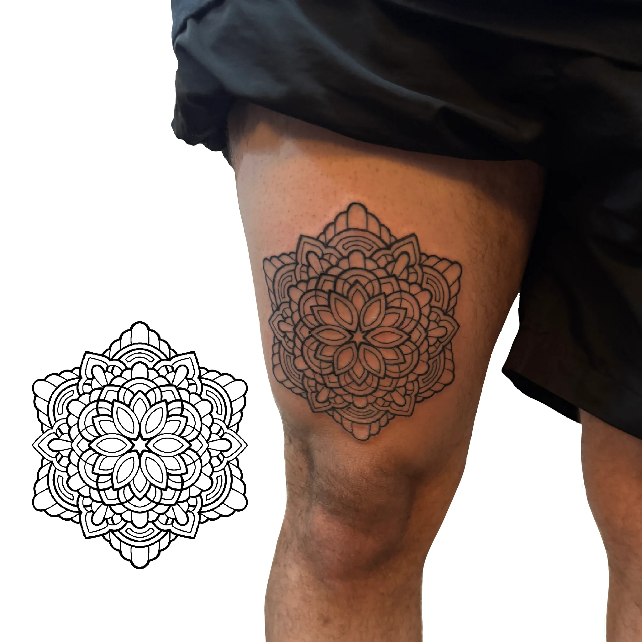 Mandala tattoo by Eduardo Gonçalves da Silva Filho