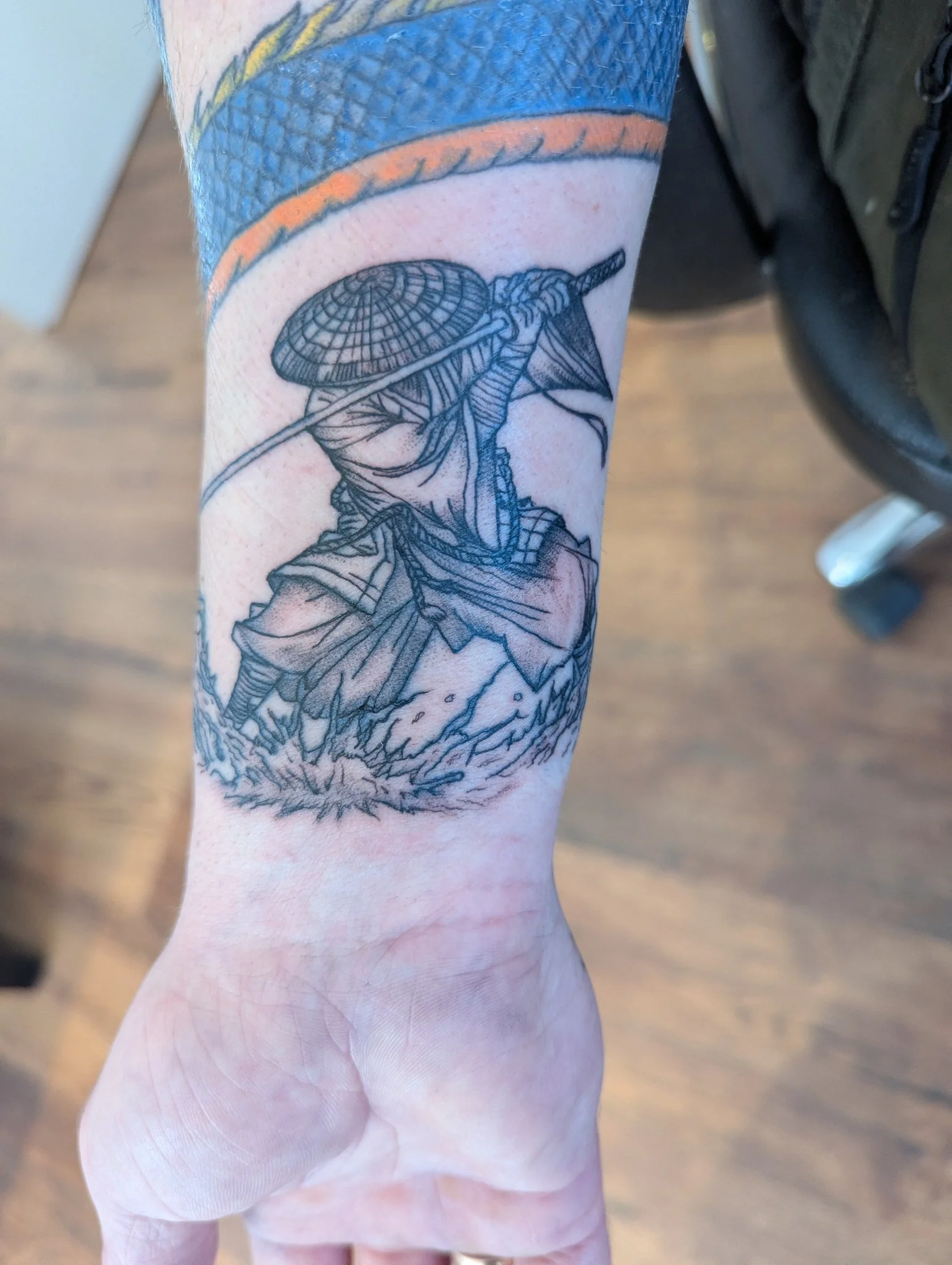 Black & Grey tattoo by thulzak