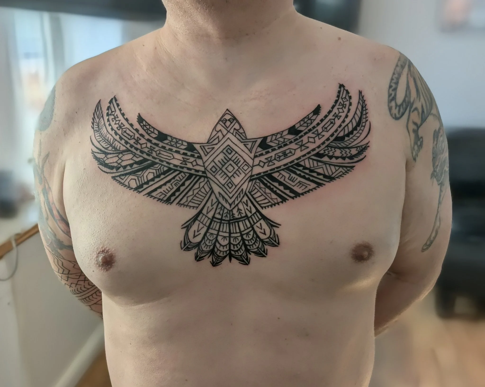 Blackwork tattoo by thulzak