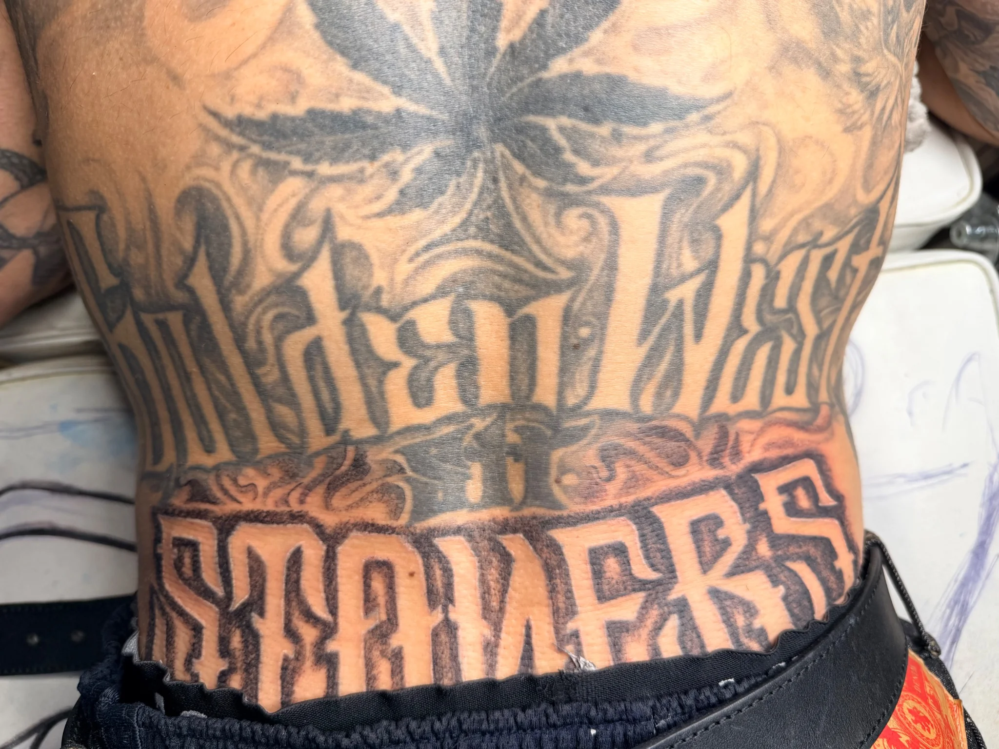 Chicano tattoo by Joanna Ramos