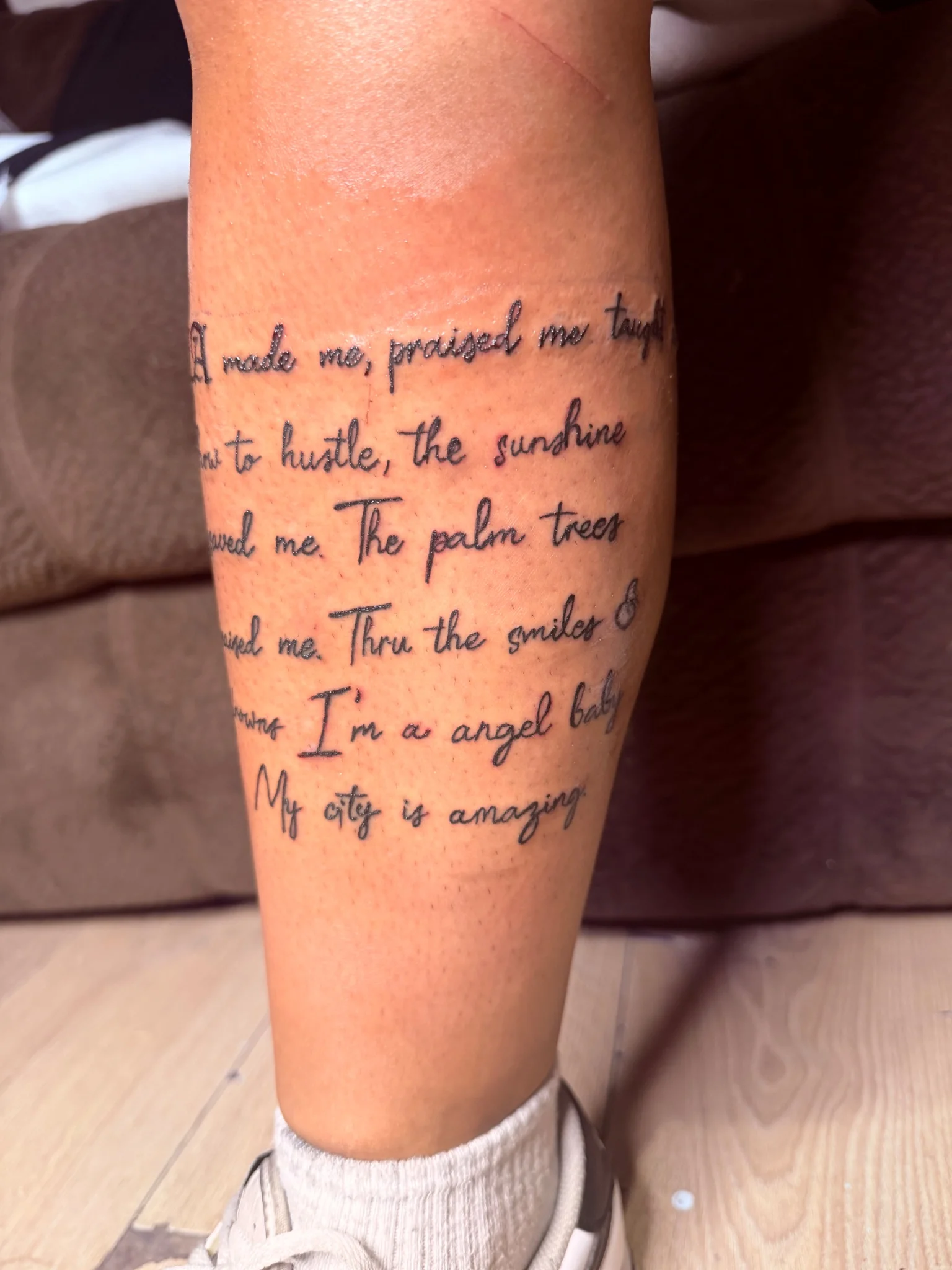 Script tattoo