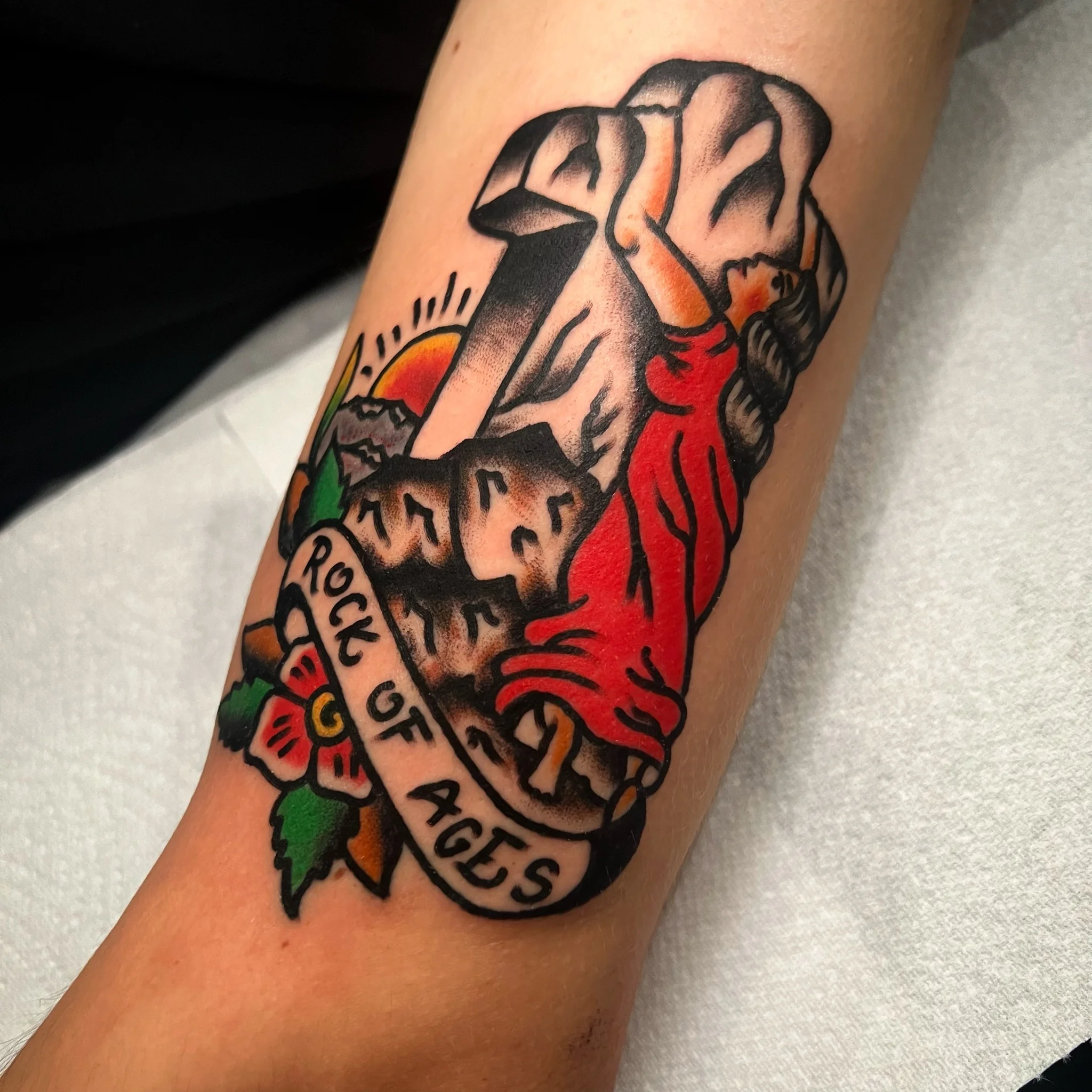 American Traditional tattoo by Alessandro AX Lanzafame