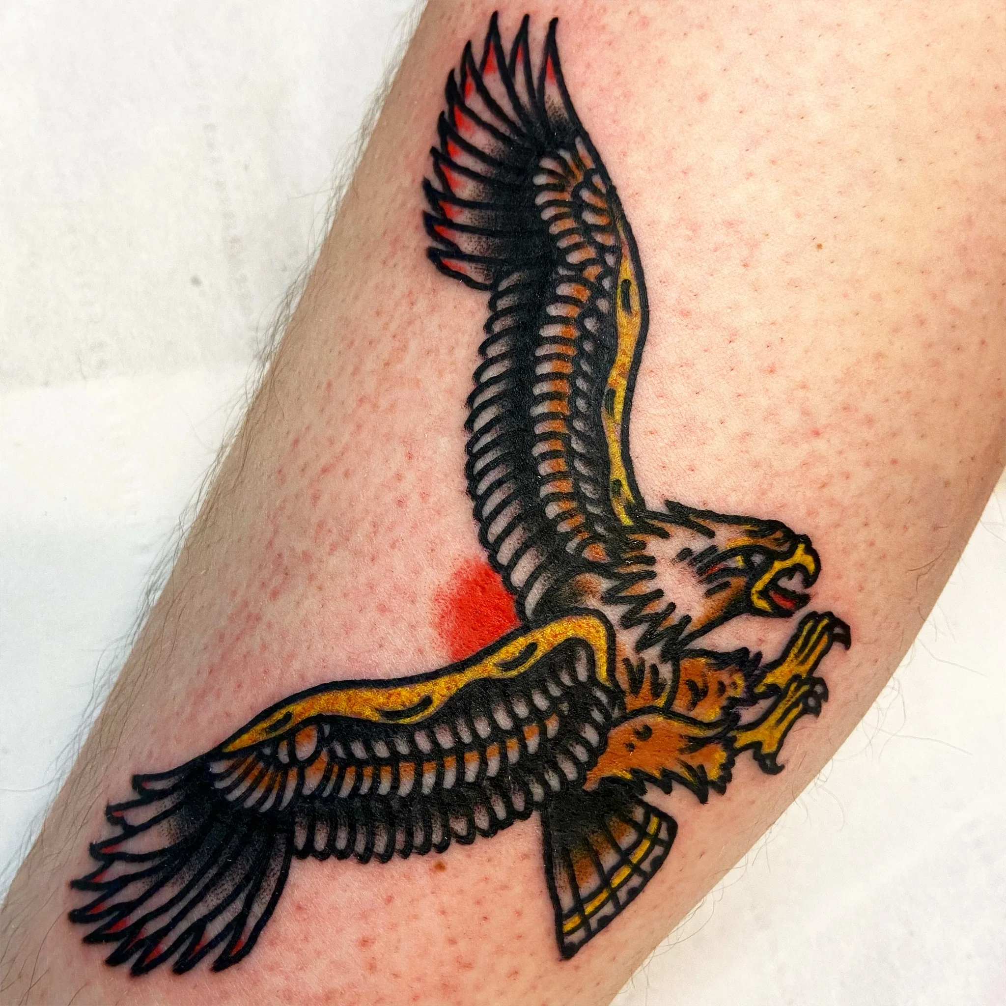 American Traditional tattoo by Alessandro AX Lanzafame