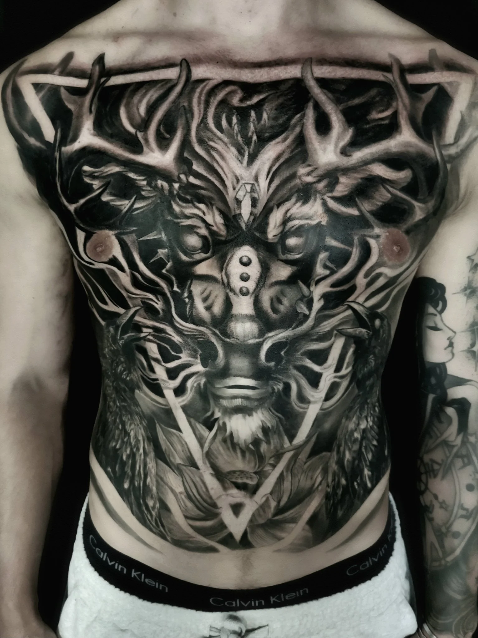 Black & Grey Realism tattoo by Roxxtattoo
