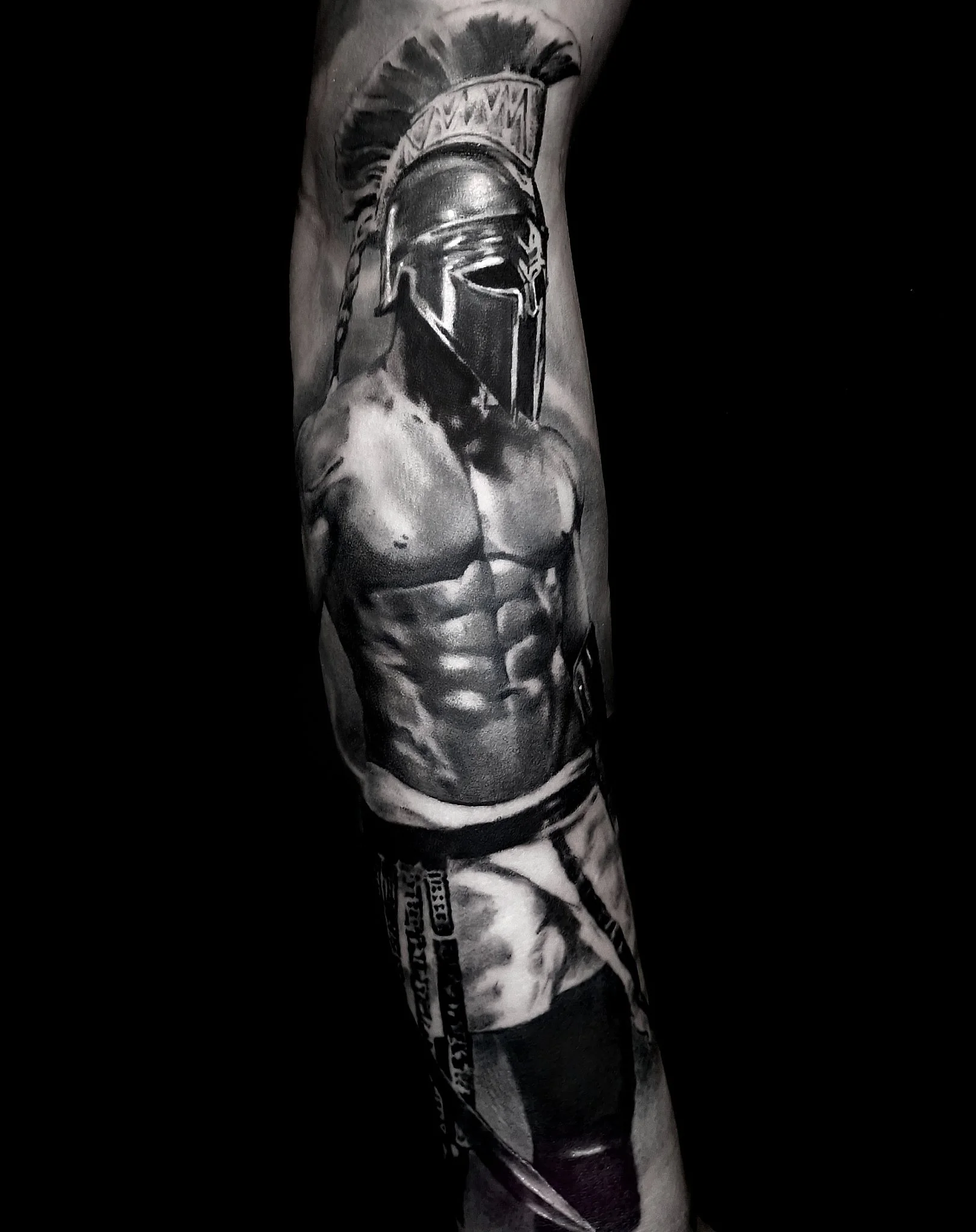 Black & Grey Realism tattoo by Roxxtattoo