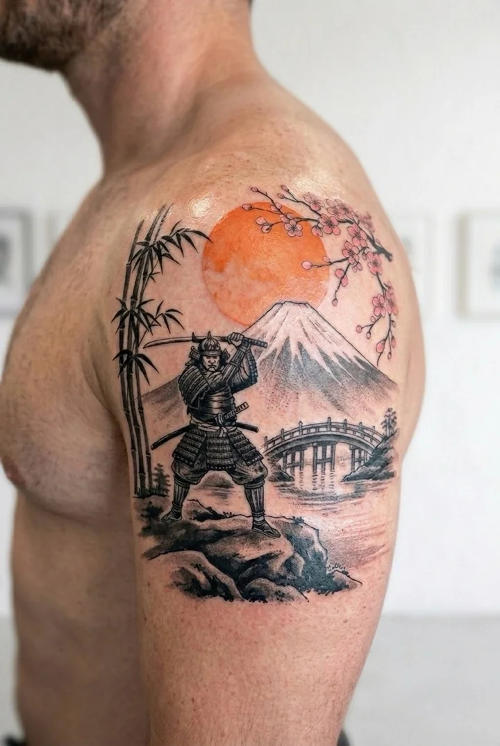 Asia Style Micro Realistic Tattoo