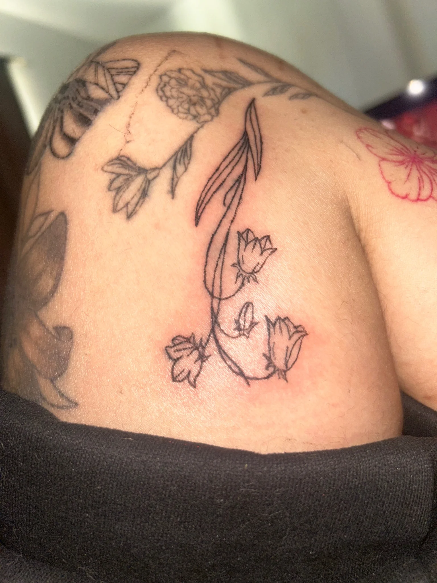 Fine Line tattoo by Kyla Patrick