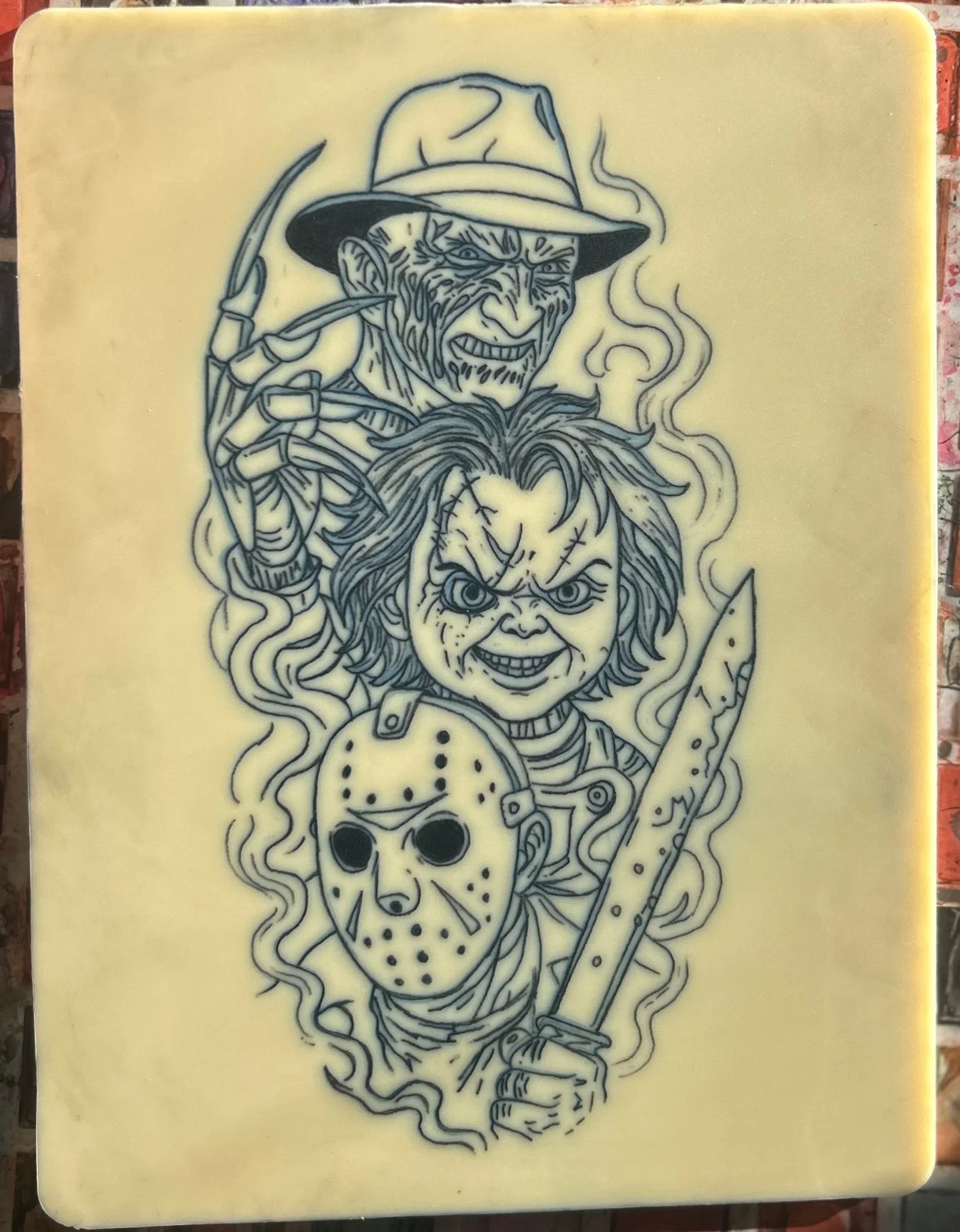 Illustrative tattoo by Kyla Patrick