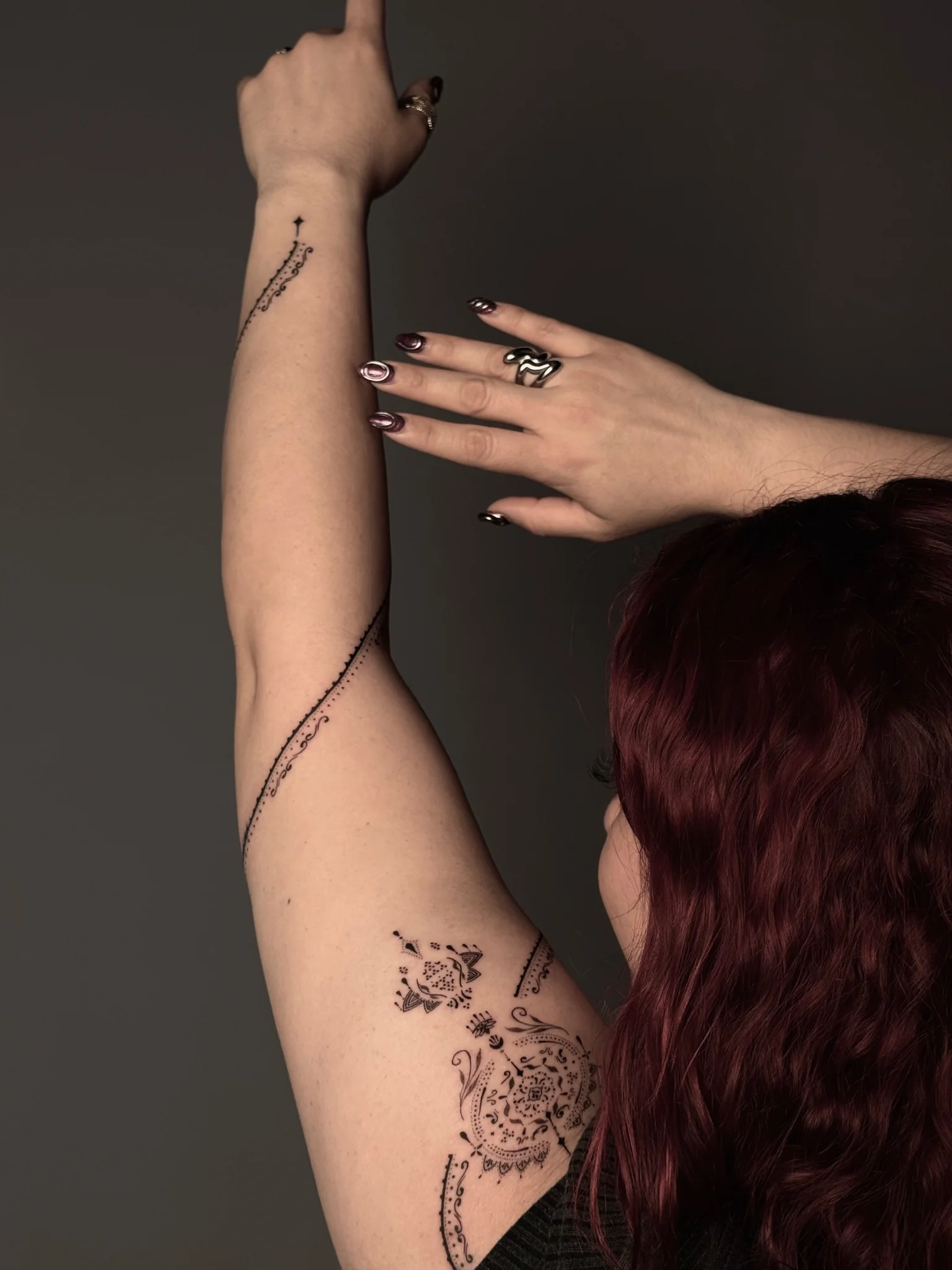 Ornamental tattoo by Mony Ruiz