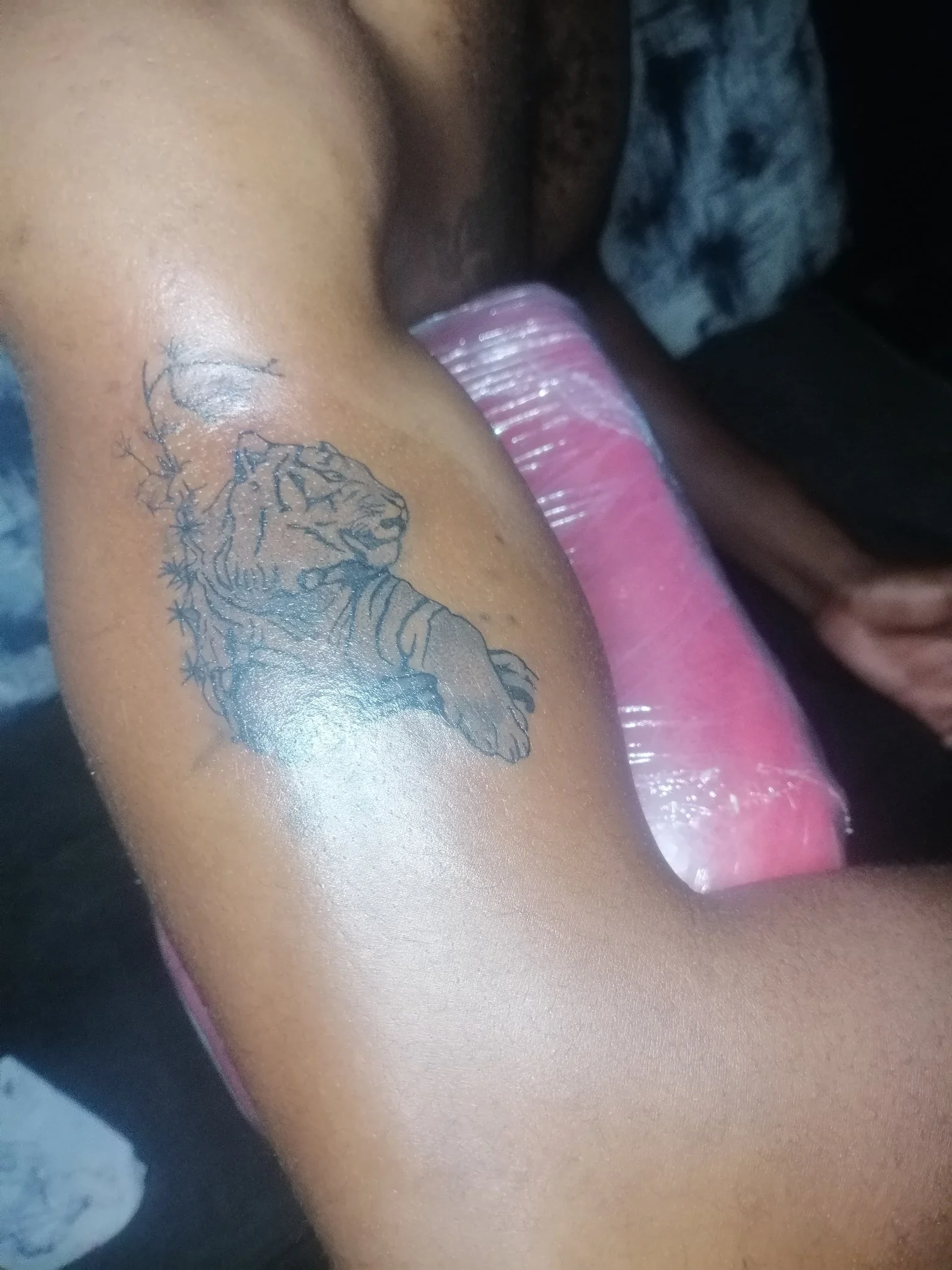 Black & Grey tattoo by Tshwanekhomotso682