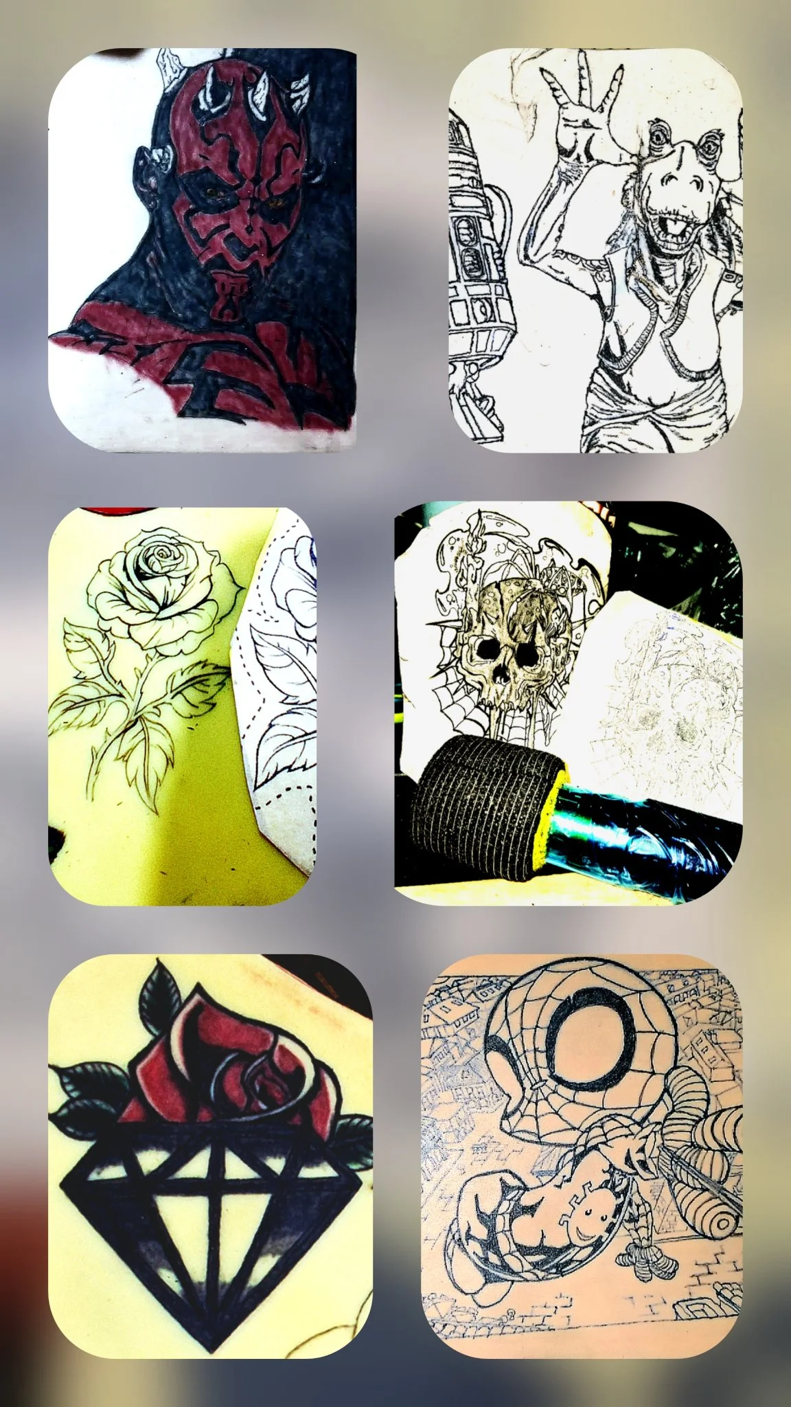 Illustrative tattoo by Jered Klass