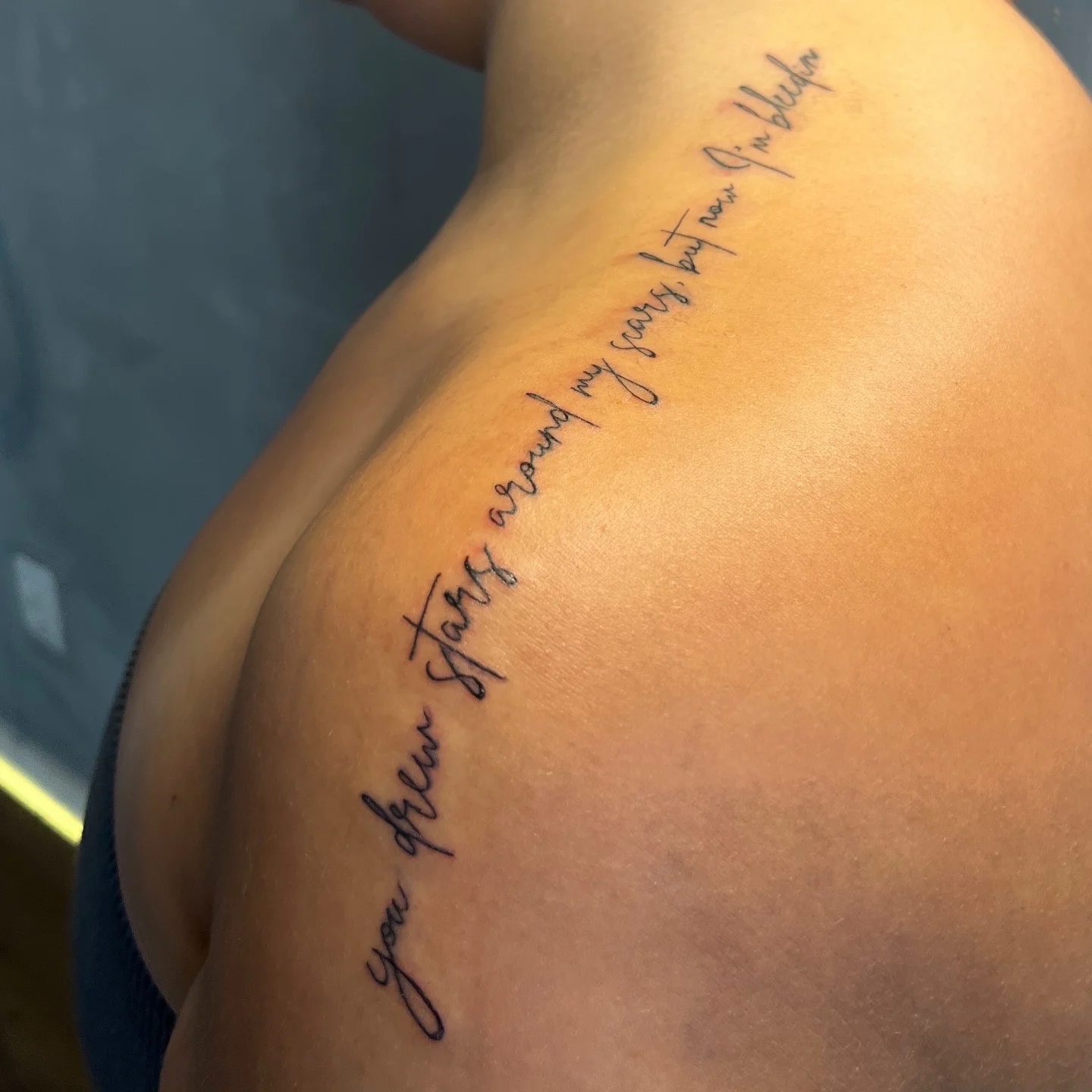 Fine Line tattoo by Larissa Olecsiuc