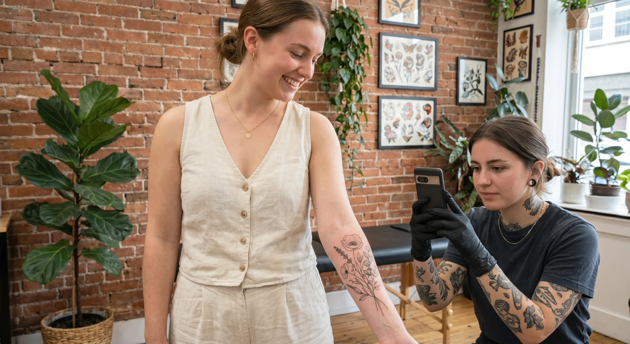 Fine Line tattoo