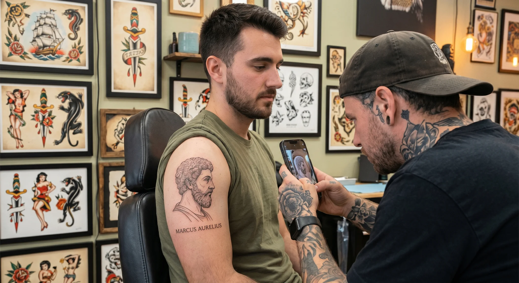 Fine Line tattoo