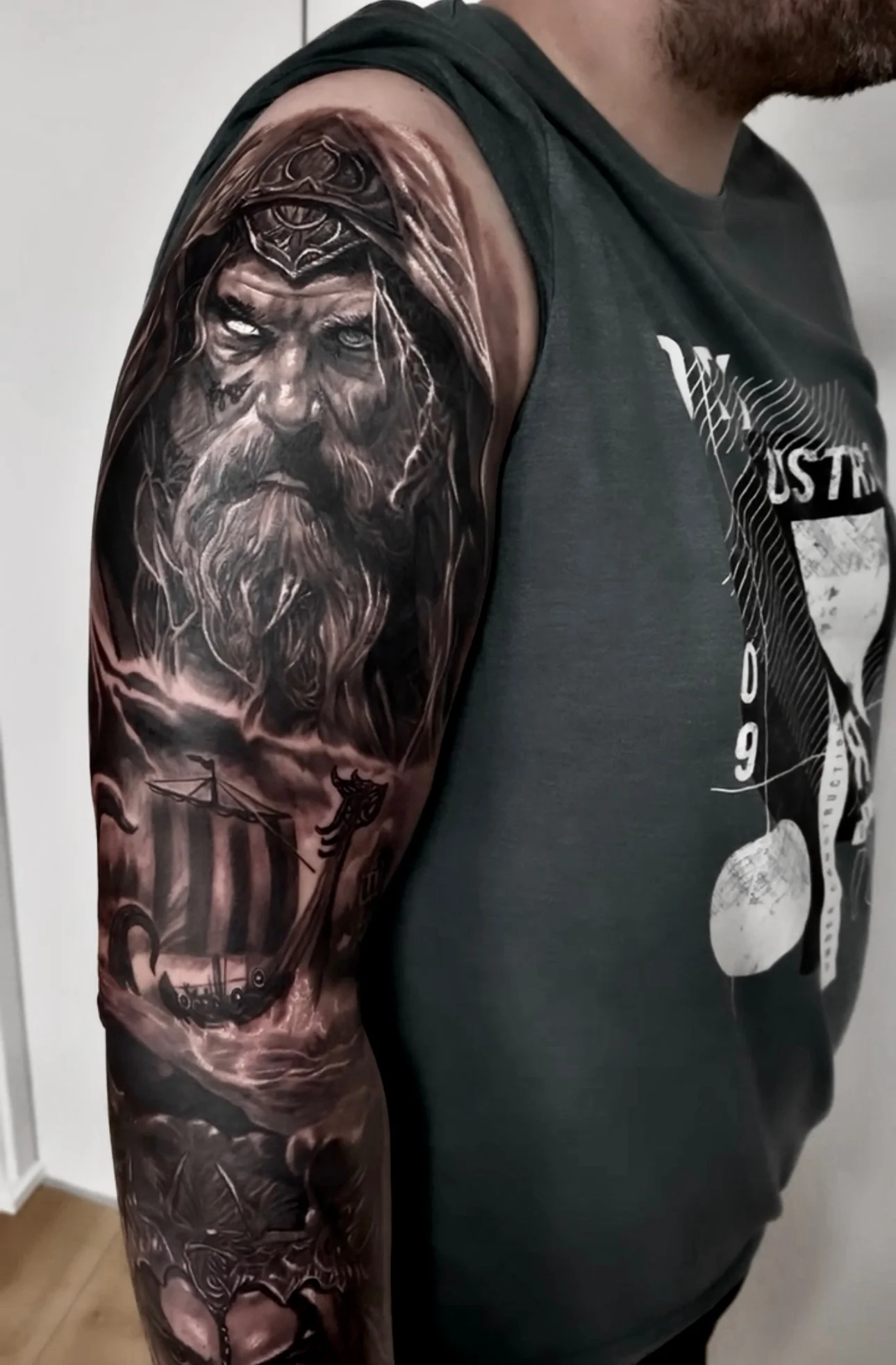 Black & Grey Realism tattoo