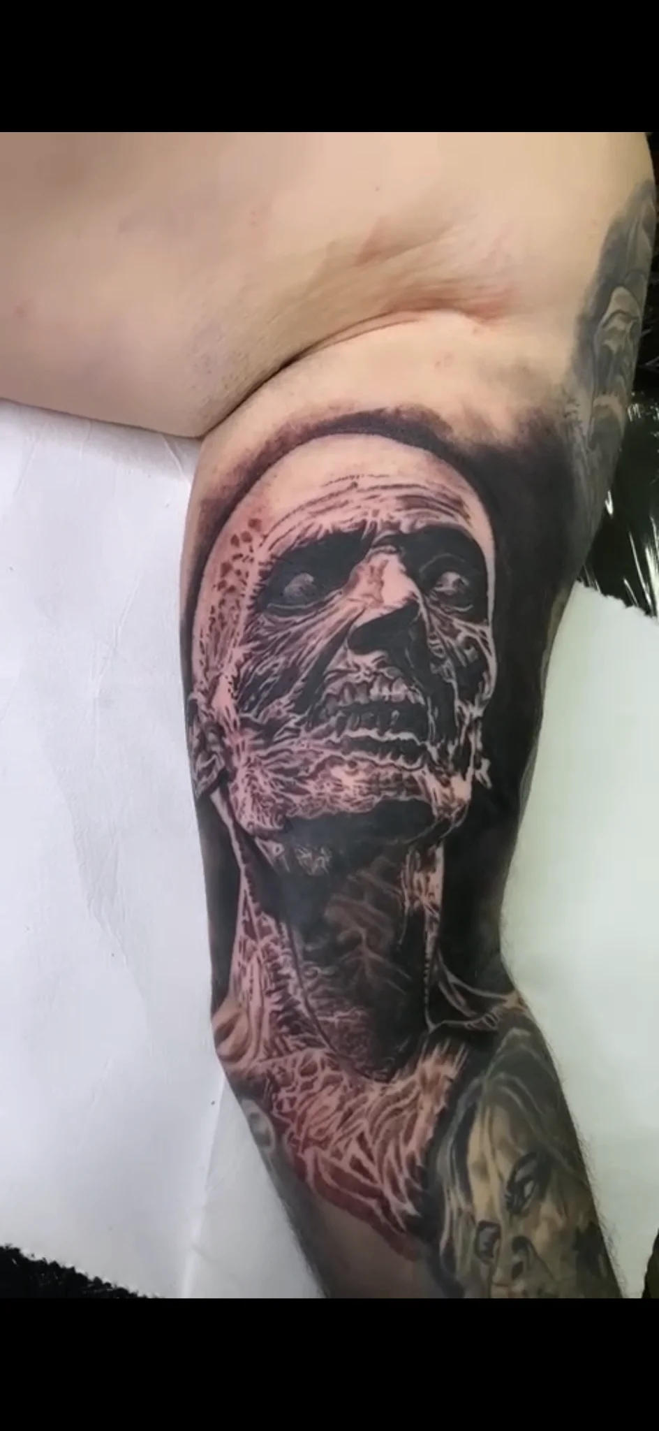 Black & Grey Realism tattoo