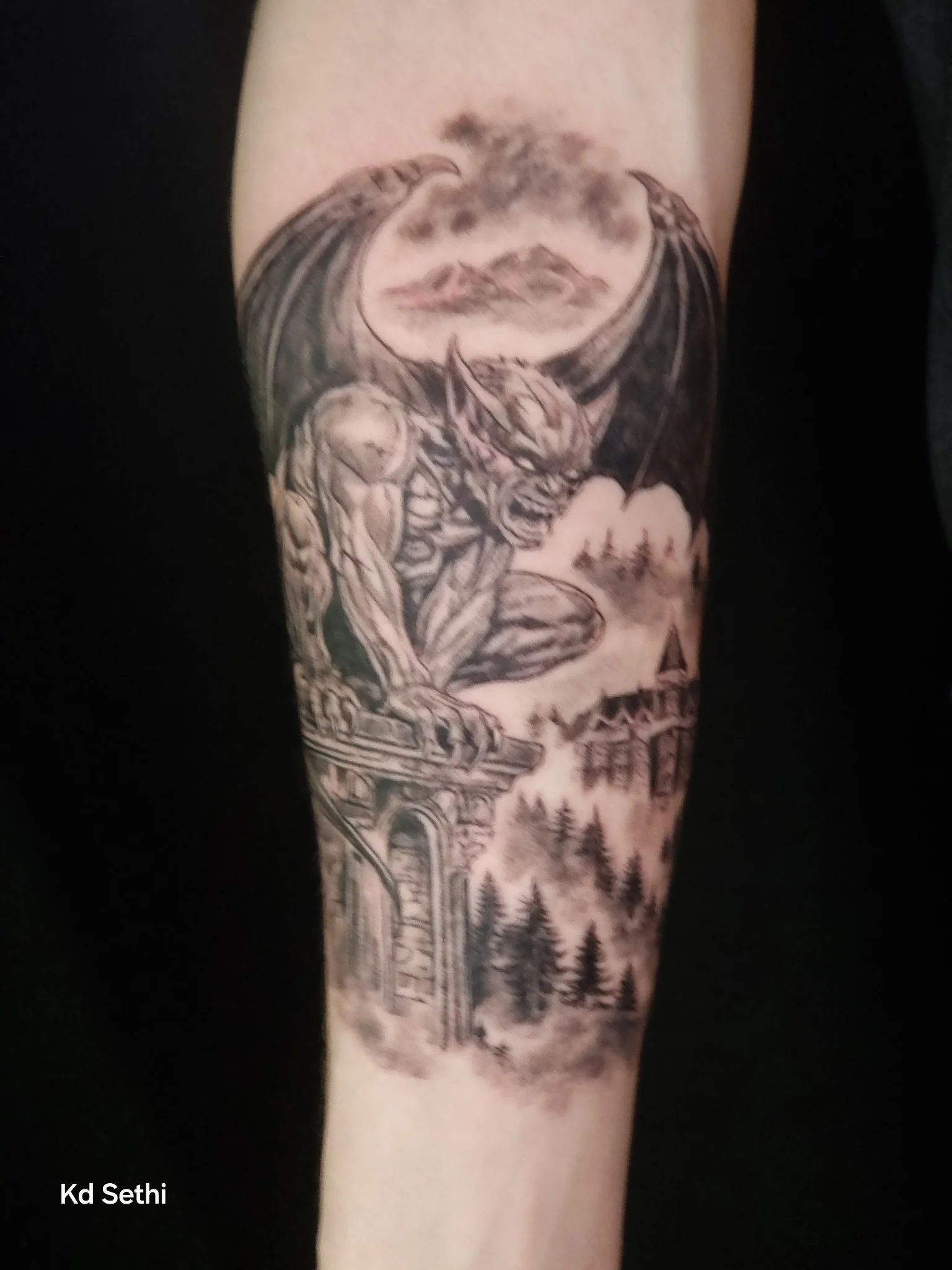 Black & Grey Realism tattoo