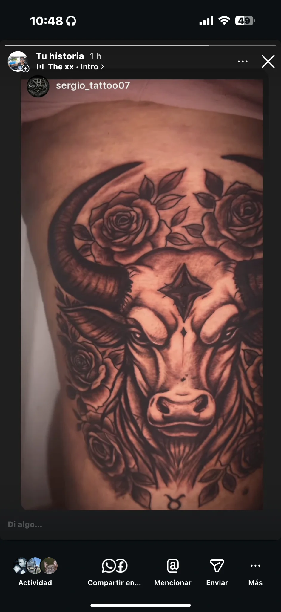 Black & Grey tattoo