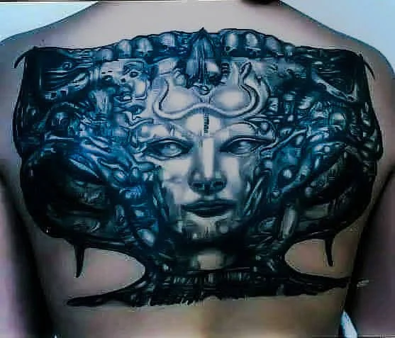Biomechanical tattoo by Emerson Rm