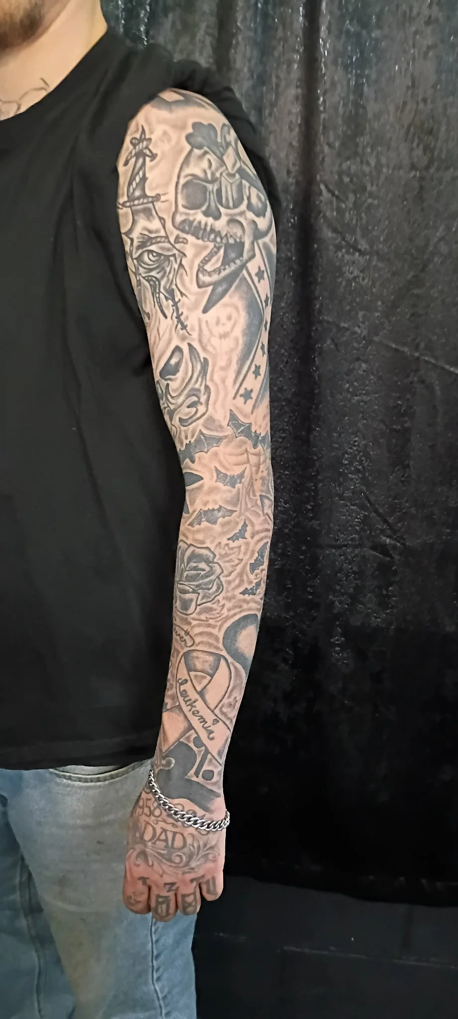 Client had old tattoos