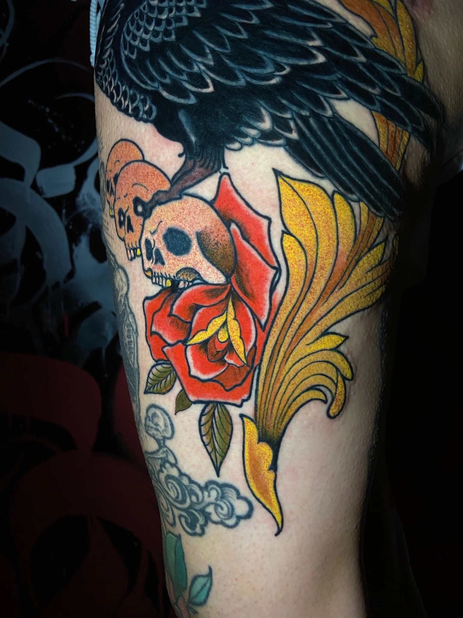 Neo-Traditional tattoo by Lex Cellos