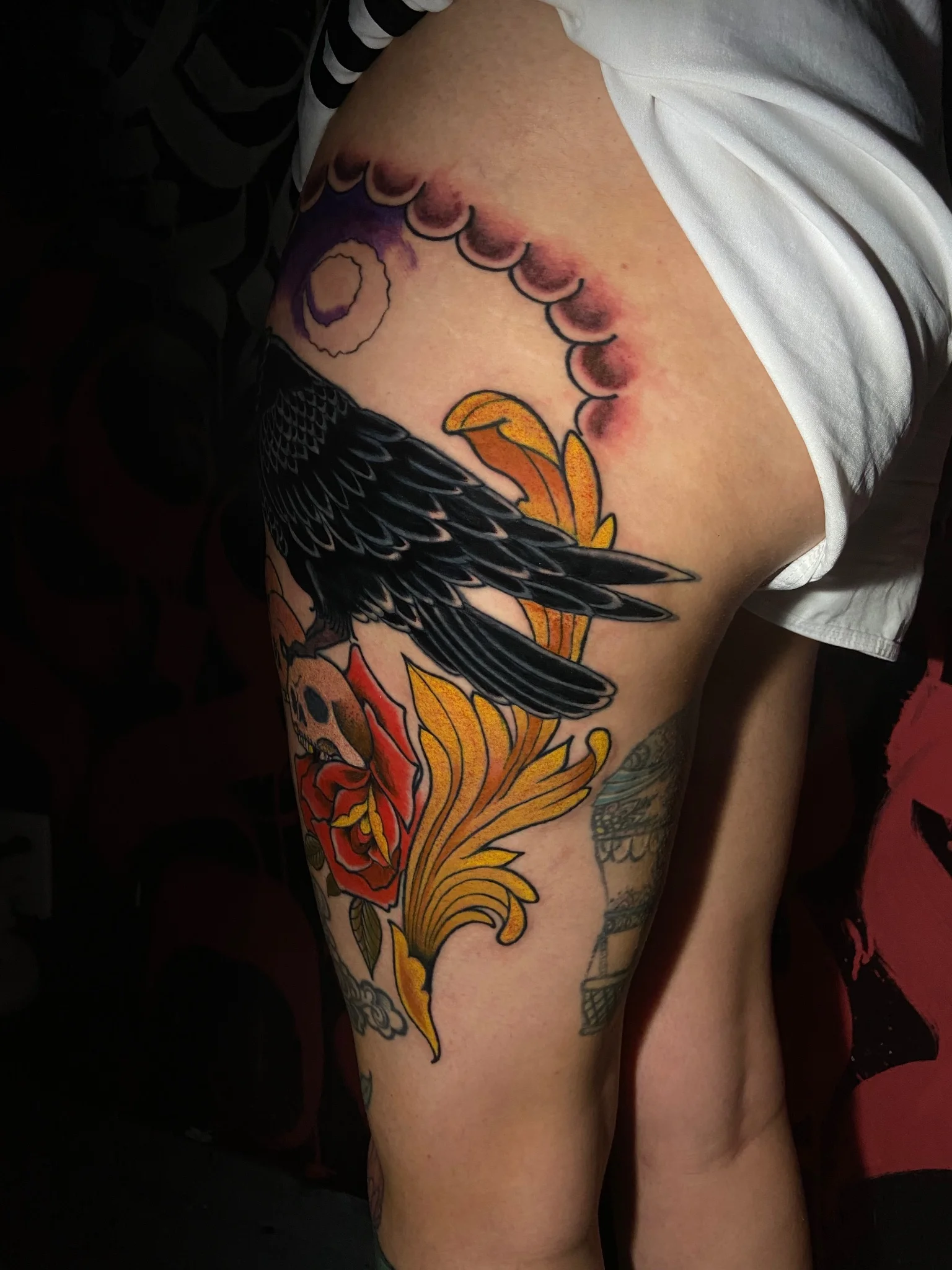 Neo-Traditional tattoo by Lex Cellos