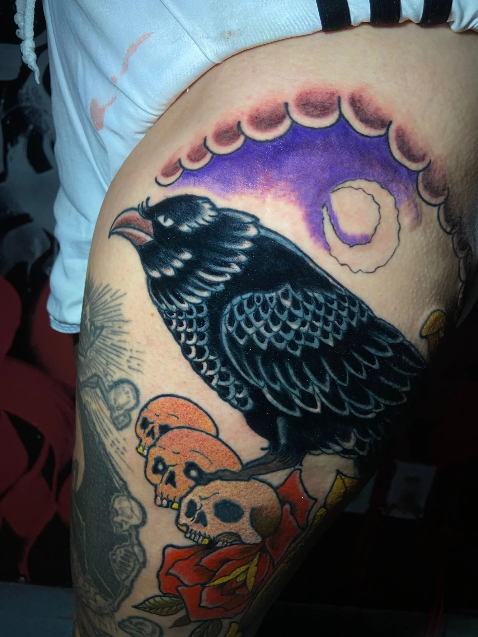 Neo-Traditional tattoo by Lex Cellos