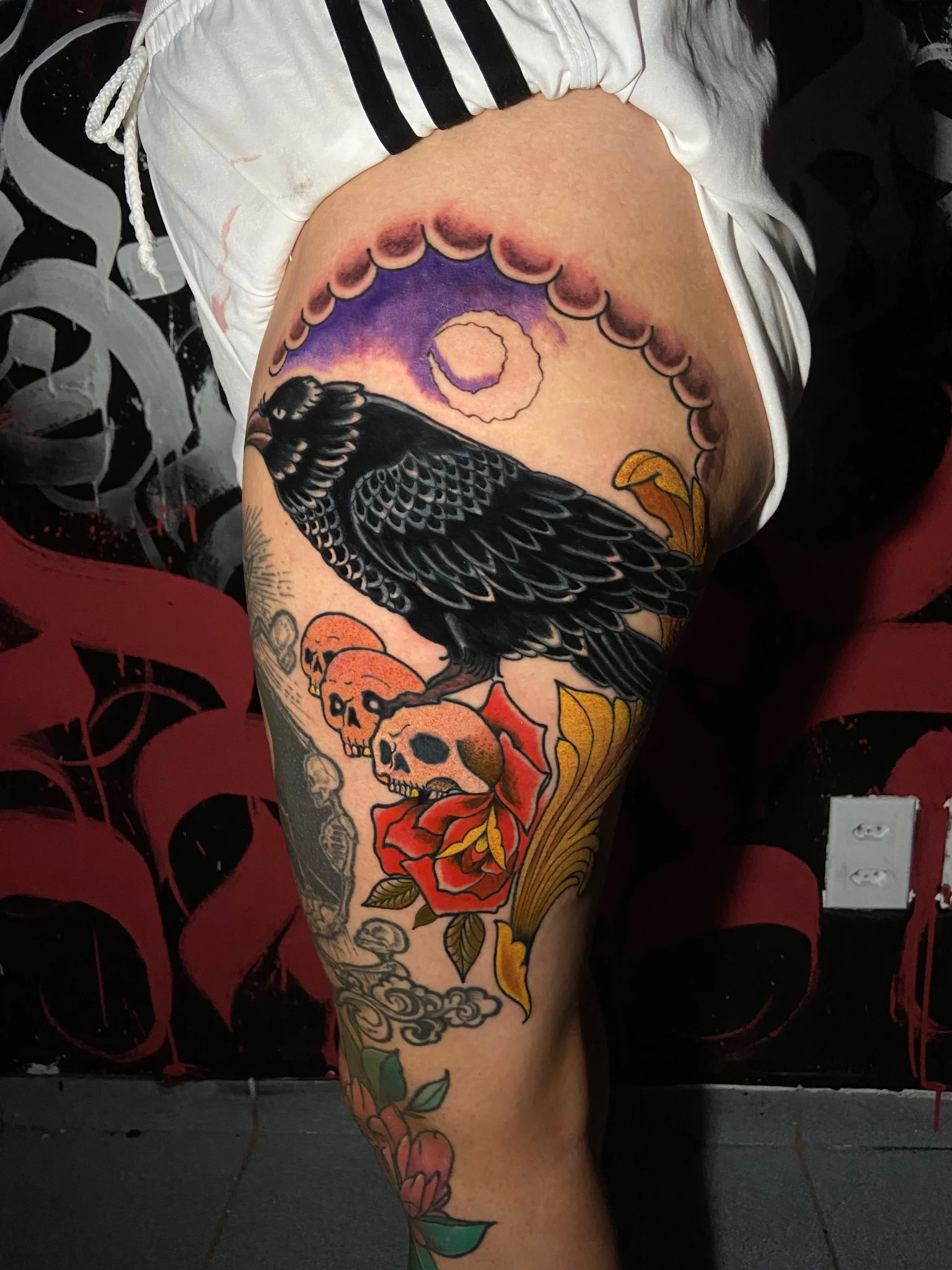 Neo-Traditional tattoo by Lex Cellos