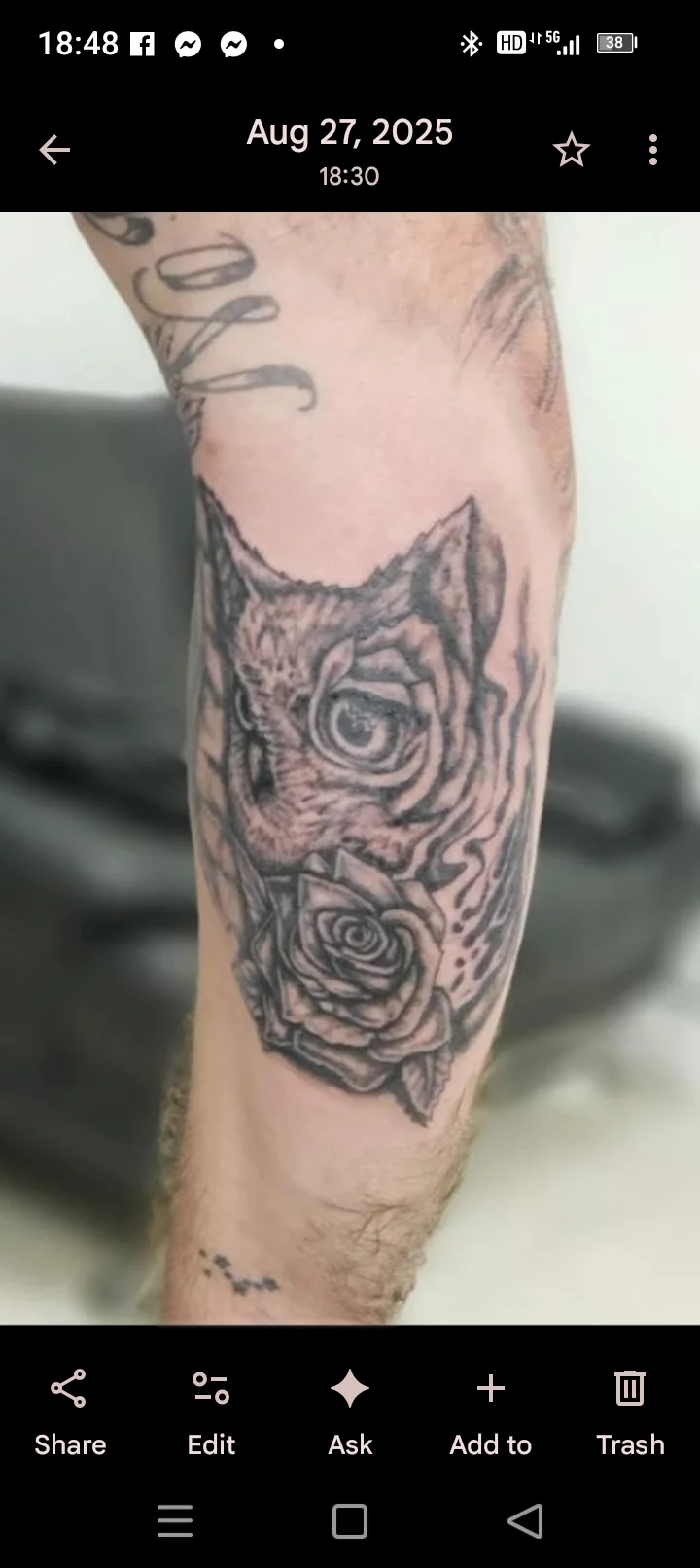 Black & Grey Realism tattoo by Seth David James