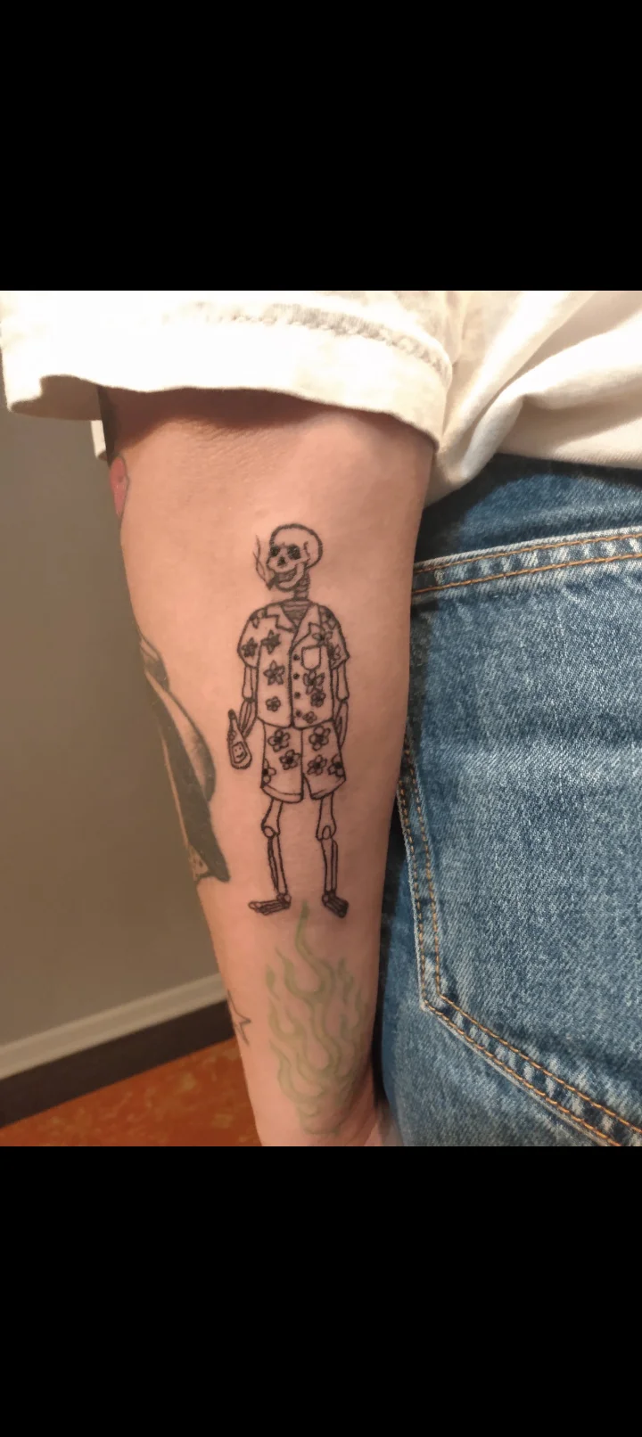 Illustrative tattoo by Seth David James
