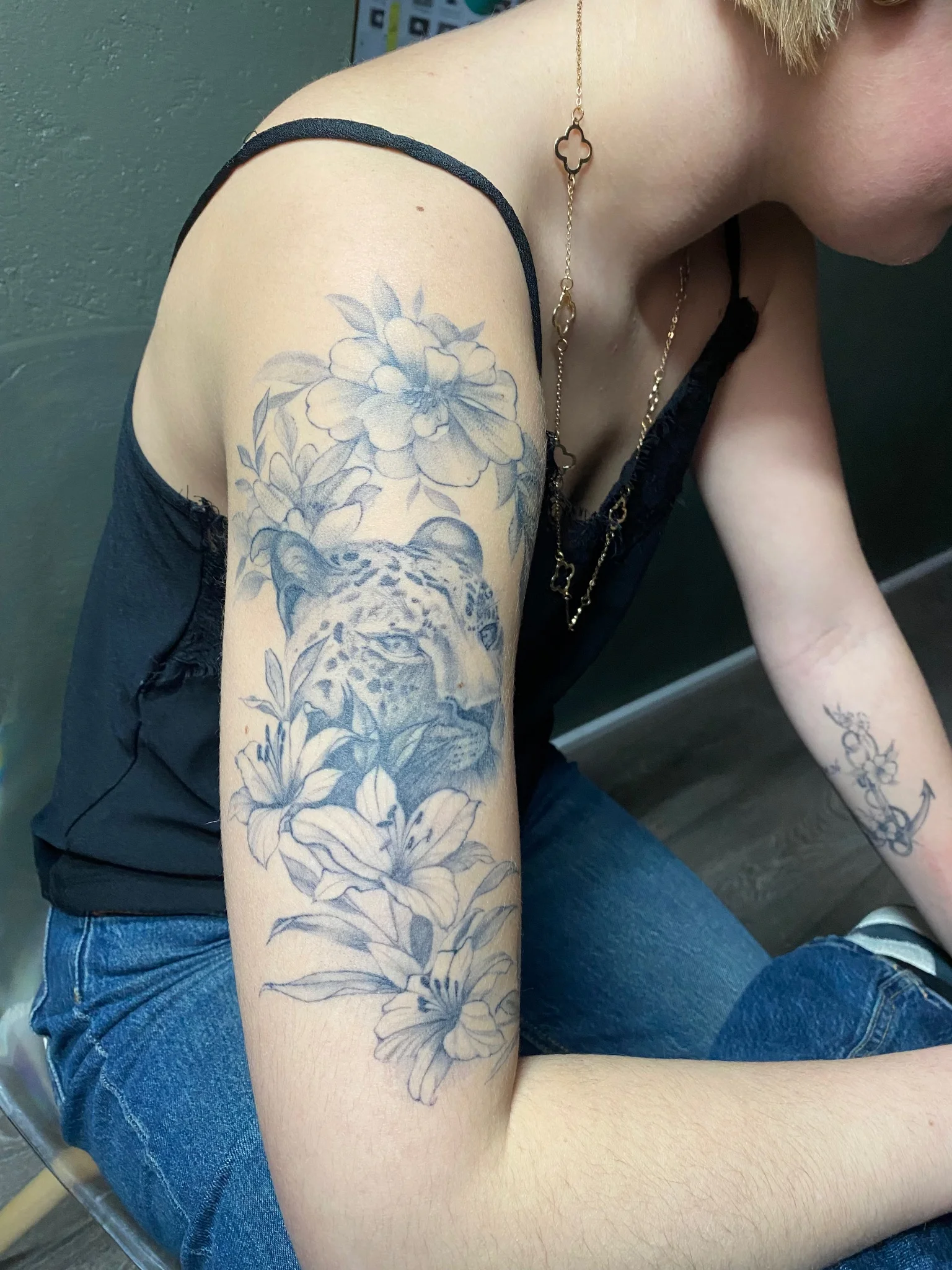 Black & Grey Realism tattoo by Dzmitry Liasnou