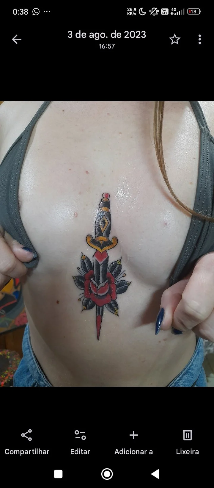 American Traditional tattoo