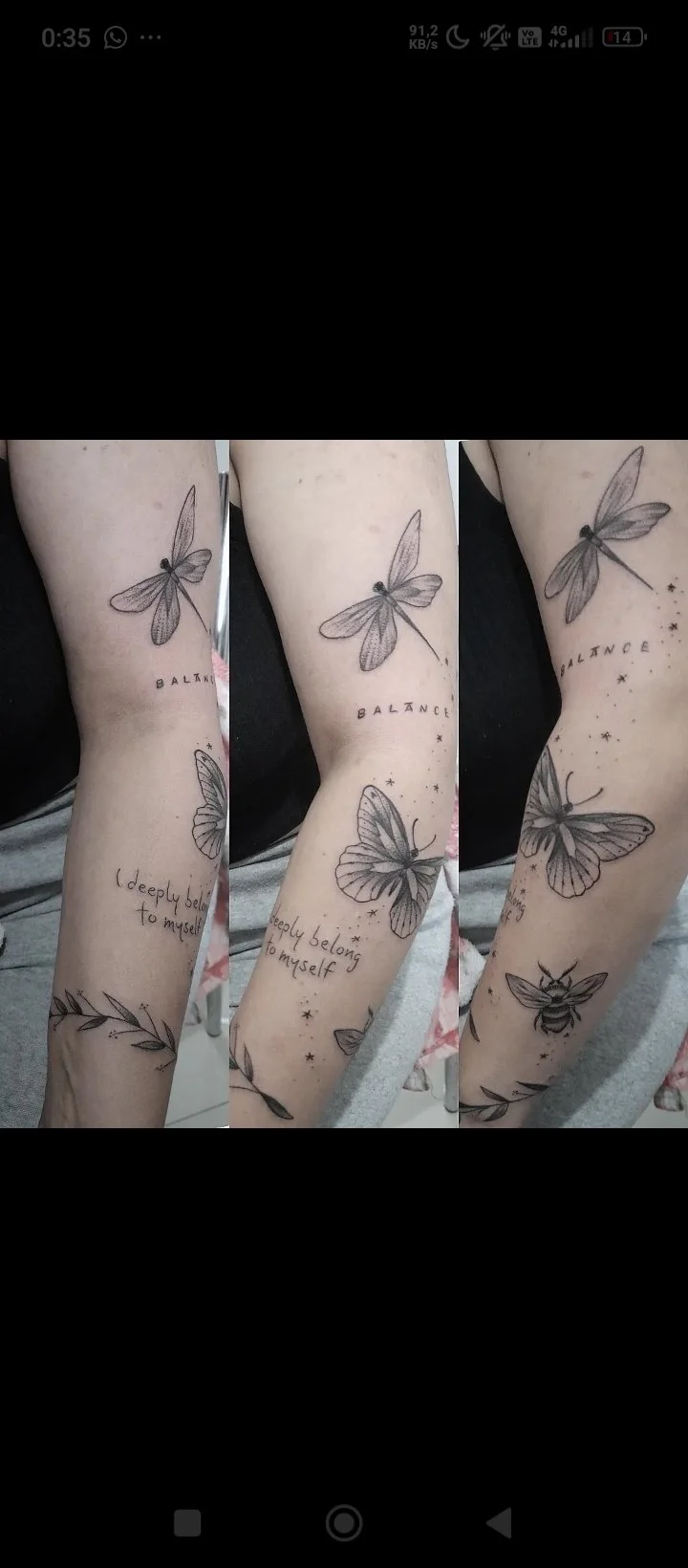 Fine Line tattoo