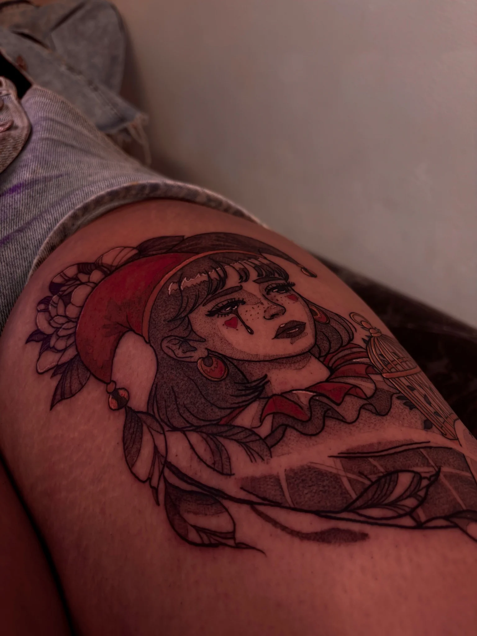Neo-Traditional tattoo by davida9602