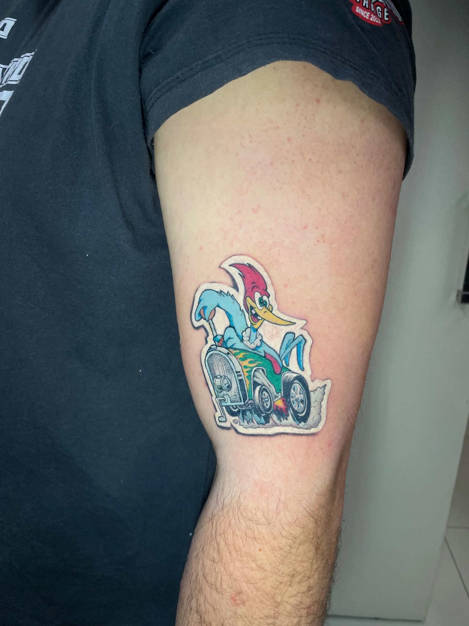 New School tattoo