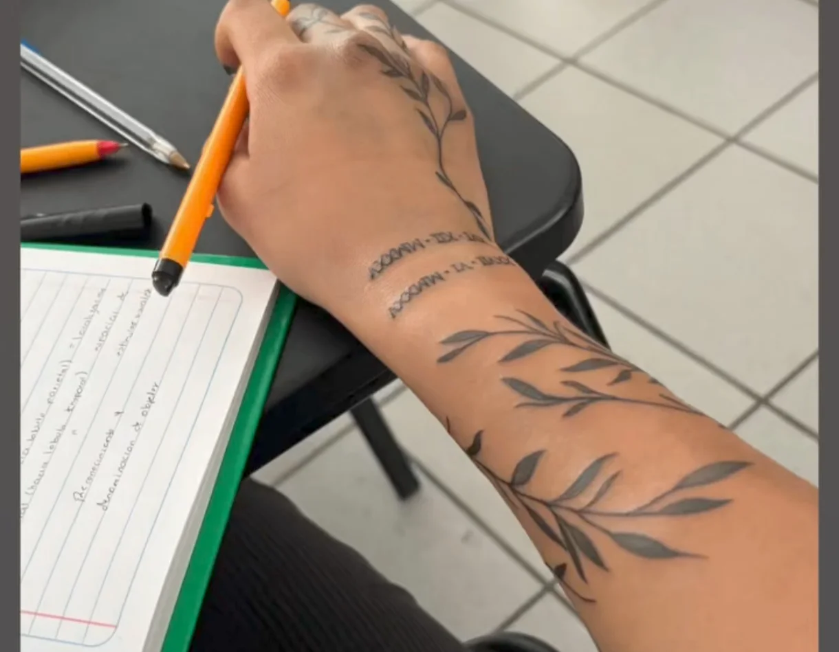 Floral tattoo