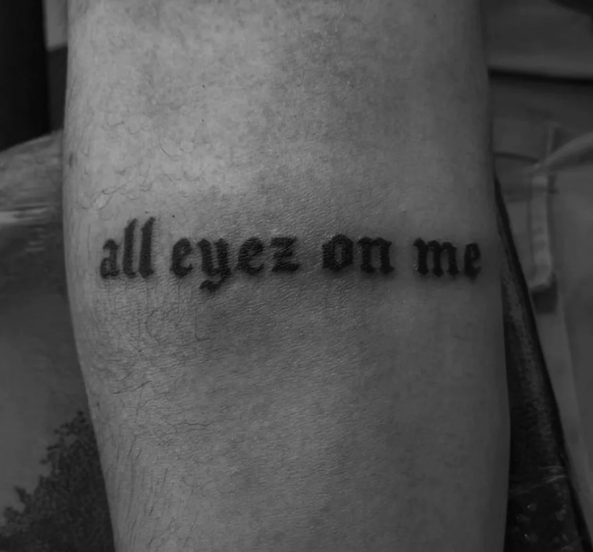 Lettering tattoo