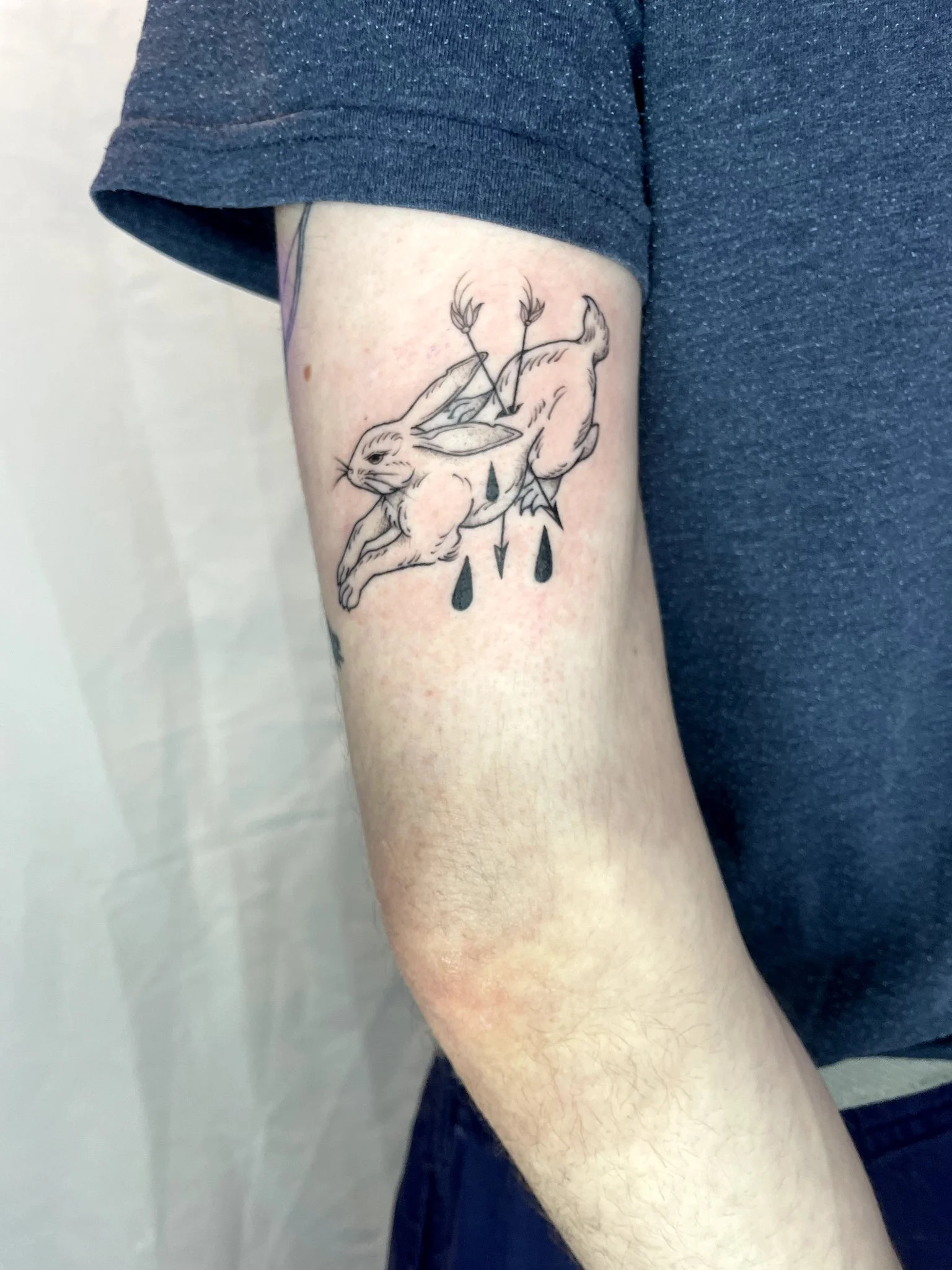 Illustrative tattoo by Barbara Ranz Tattoo