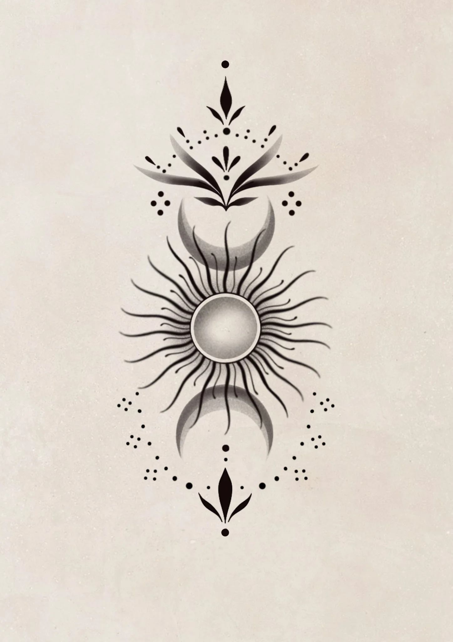 Ornamental tattoo by Barbara Ranz Tattoo