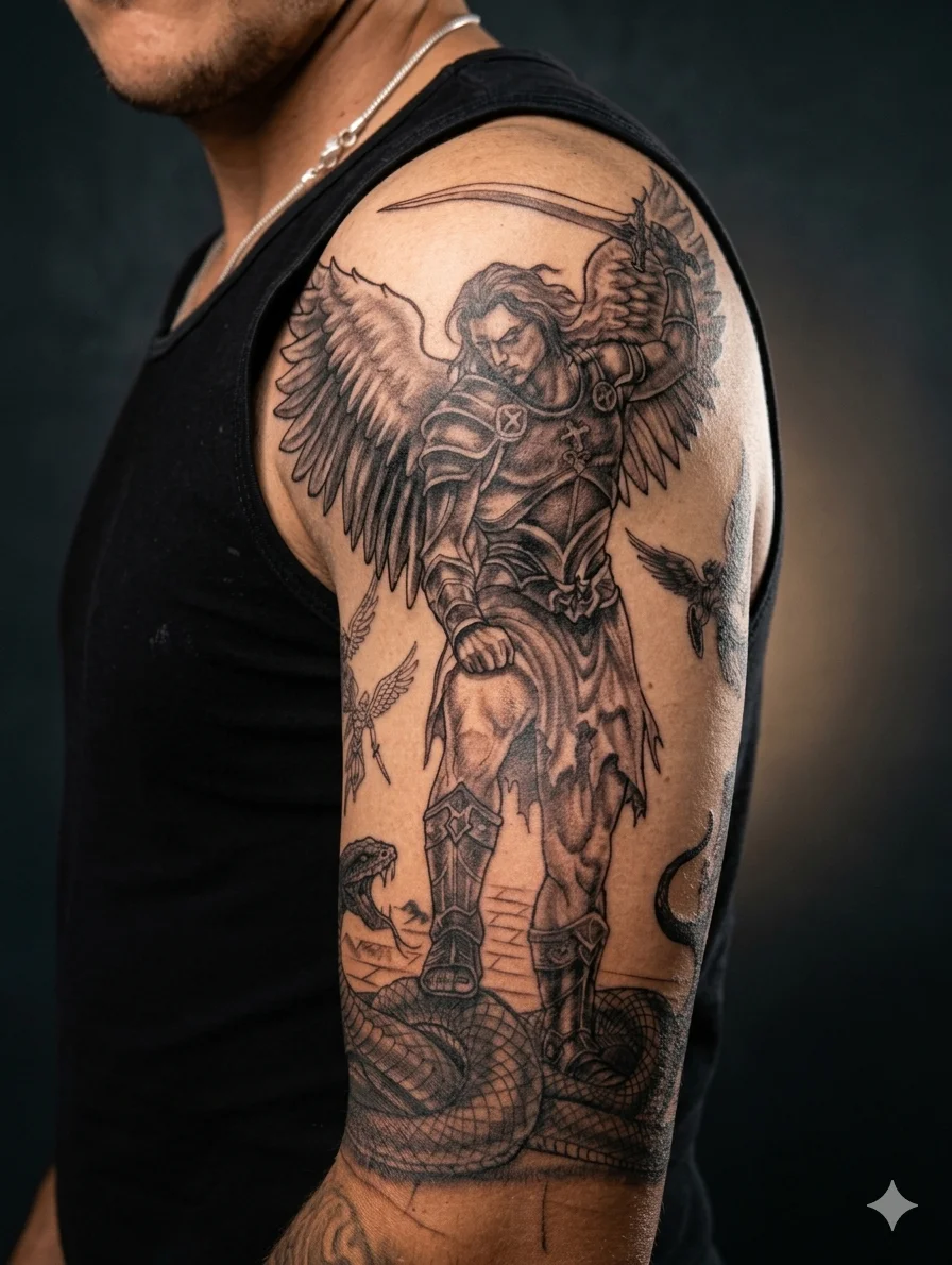 Black & Grey tattoo by elias fernandez