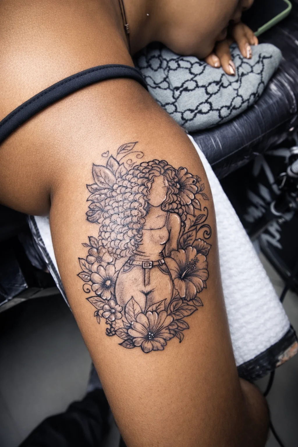 Black & Grey tattoo by elias fernandez