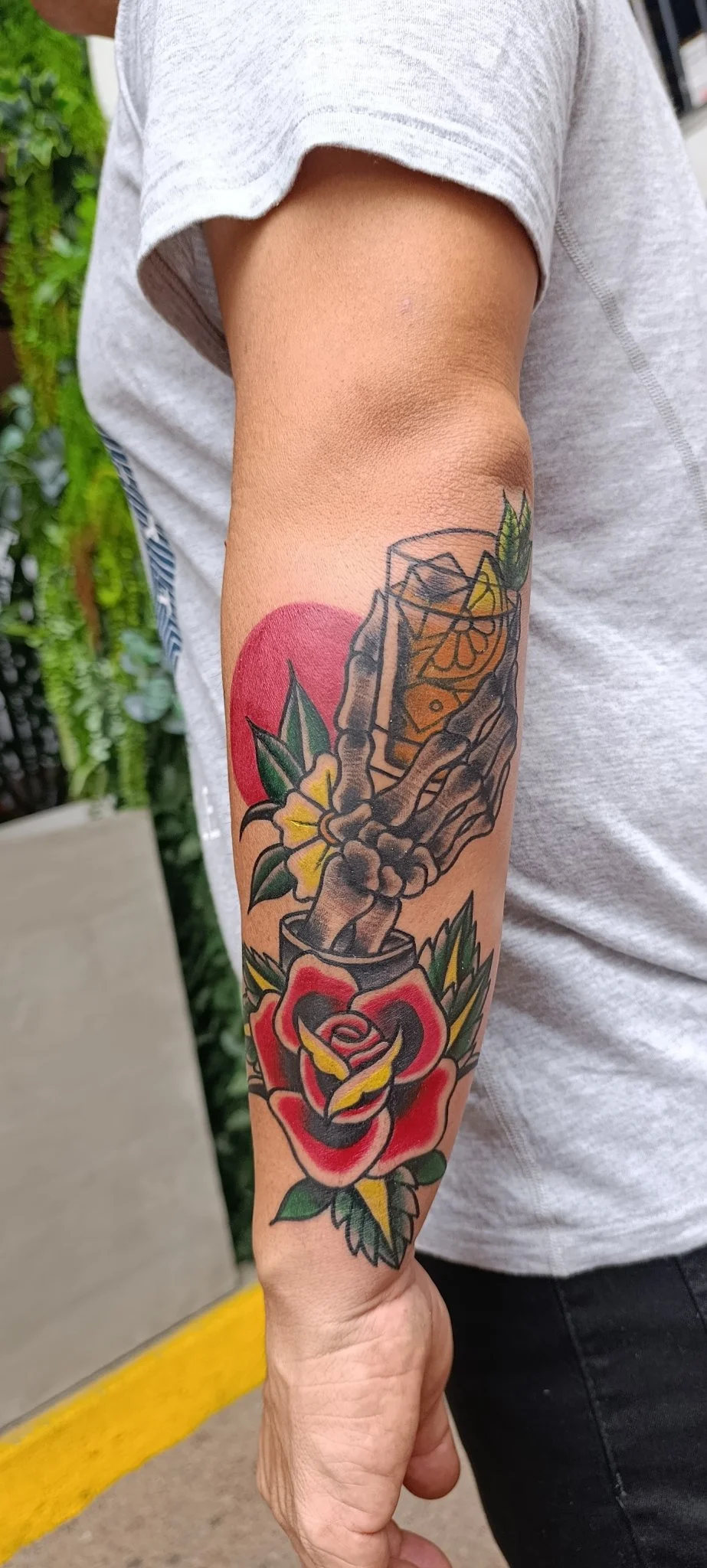 American Traditional tattoo by Rafael Llamozas Duque