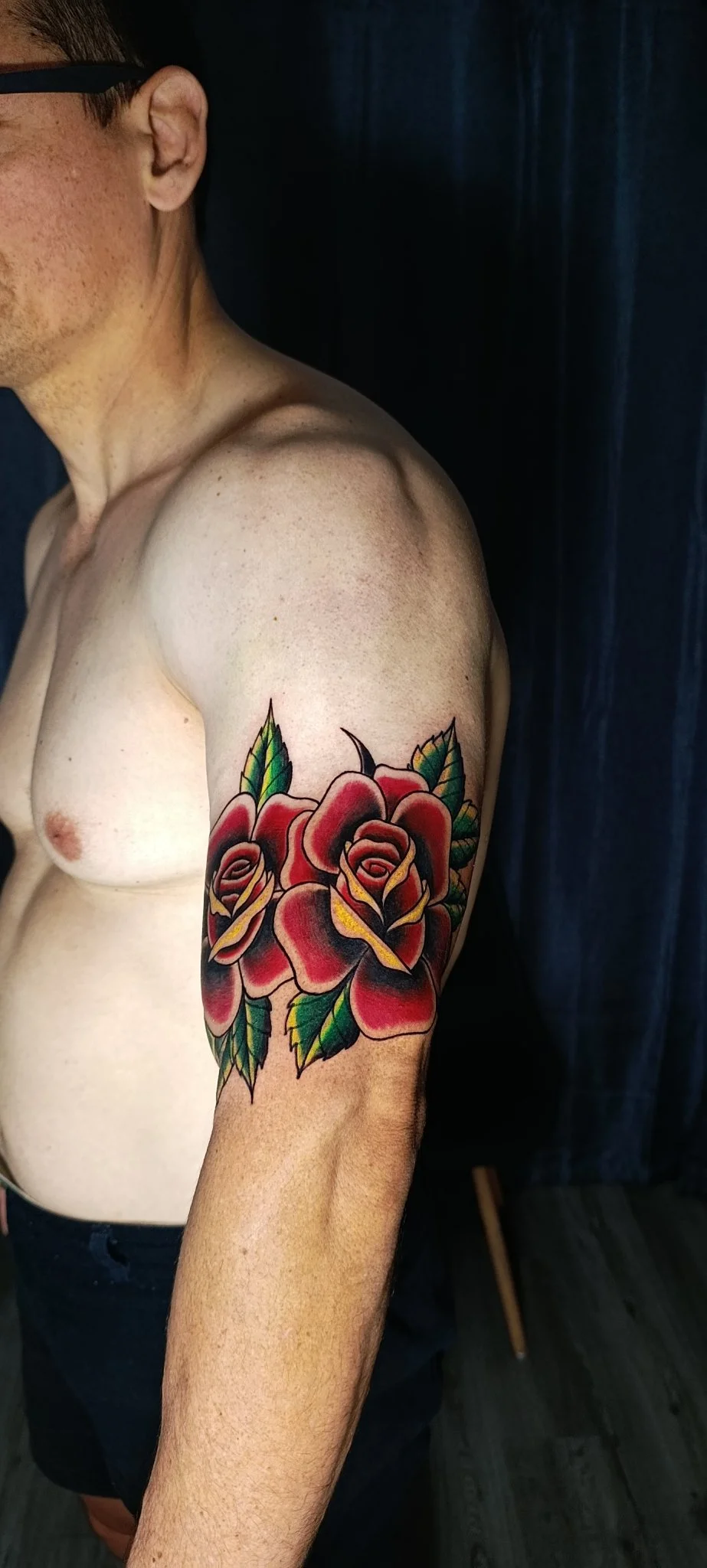 American Traditional tattoo by Rafael Llamozas Duque