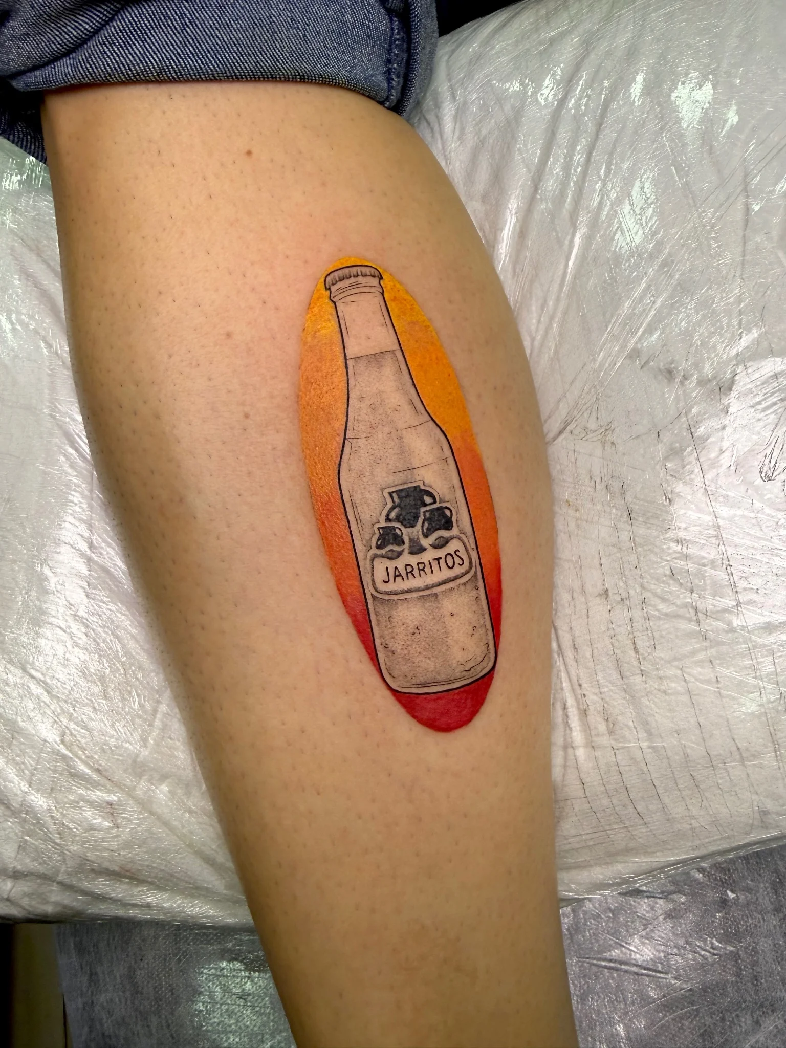 Watercolor tattoo by Clarice Granado