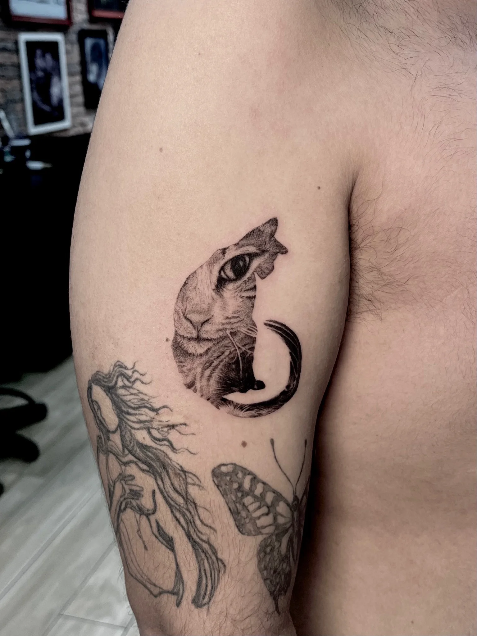 Black & Grey Realism tattoo by Clarice Granado
