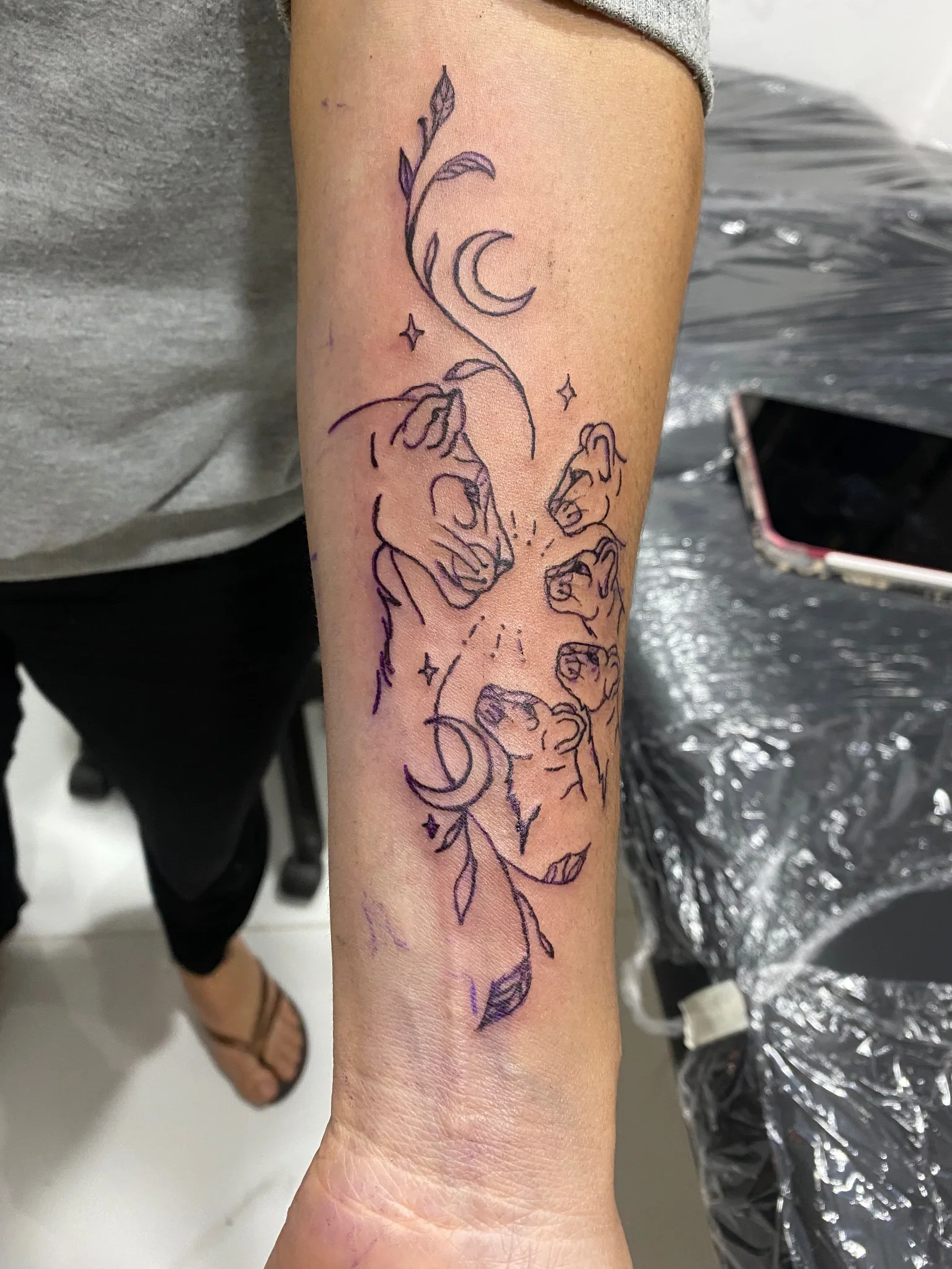 Fine Line tattoo