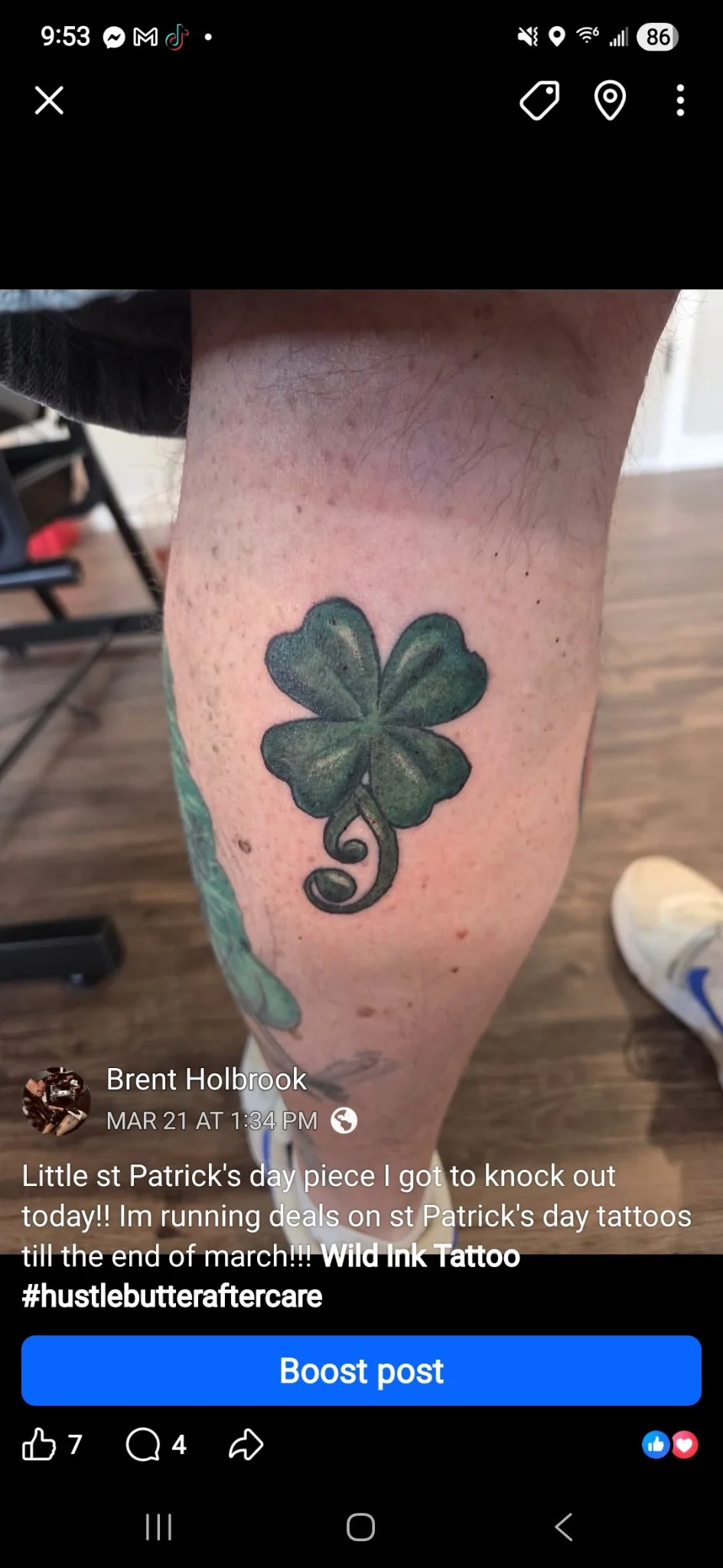 Tattoo by Brent Holbrook